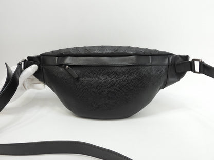Jimmy Choo DERRY borsa a marsupio in pelle nera goffrata a stelle, ottime condizioni @THRGV9