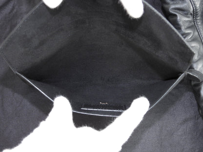 Saint Laurent Borsa Tote Teddy YSL Nera con Pochette Interna a Sacchetto Tracolla @ 2