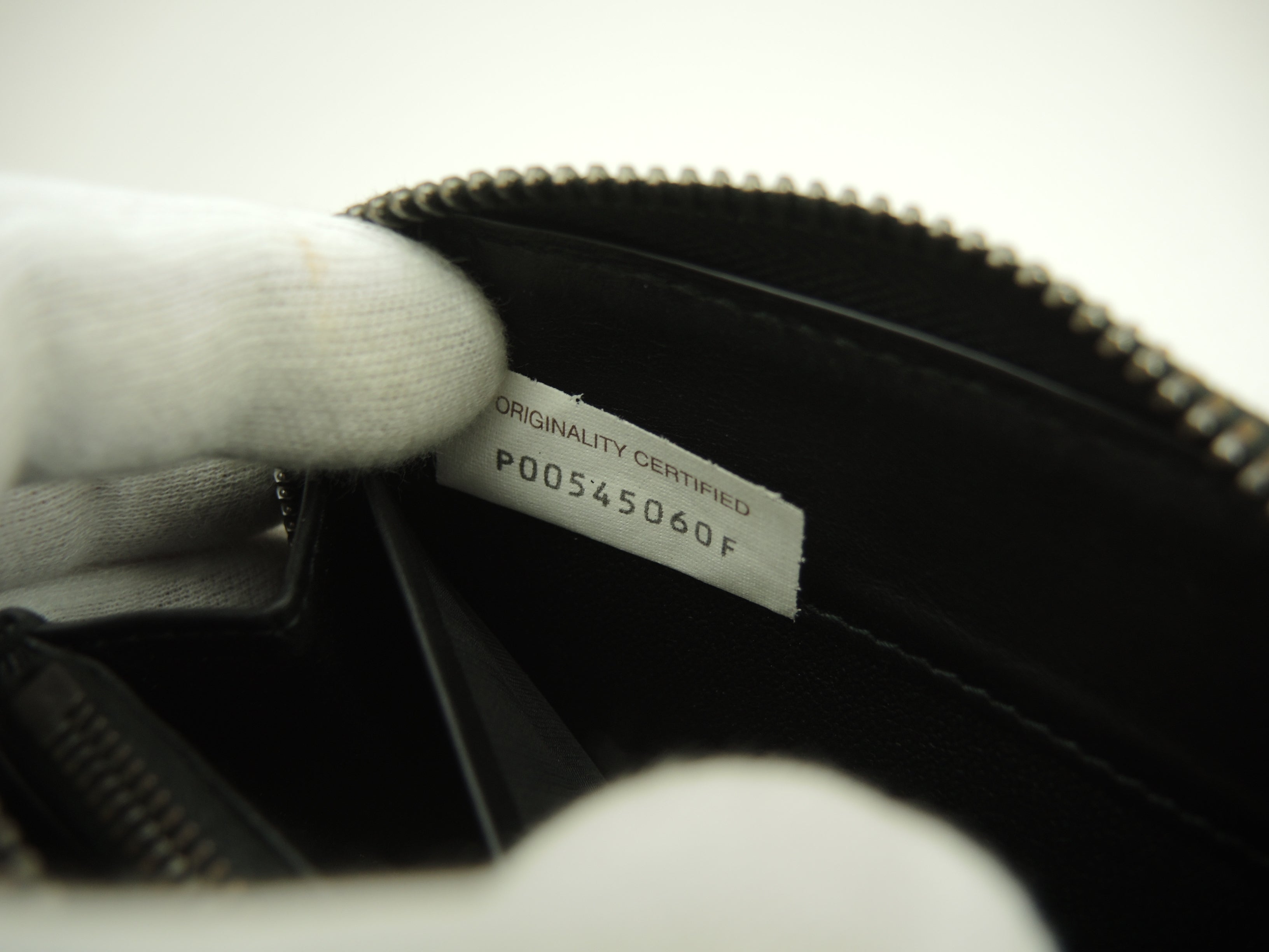 Bottega Veneta Portafoglio lungo Intrecciato Pelle nera Cerniera perimetrale@P00545060F