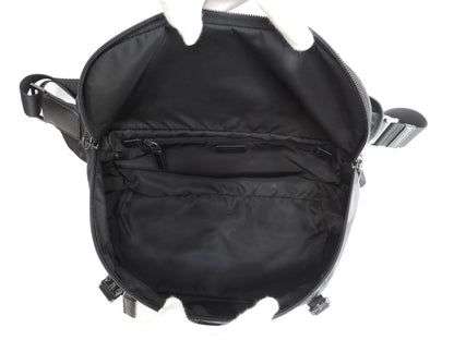 Prada Borsa a tracolla mimetica Tessuto nero/grigio/blu navy Borsa a tracolla/marsupio in condizioni eccellenti @58/C164