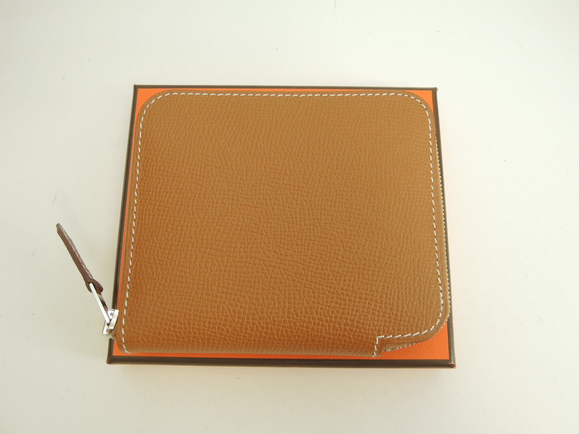 エルメス アザップコンパクトシルクイン エプソン/ゴールド コンパクトウォレット 新品@W
