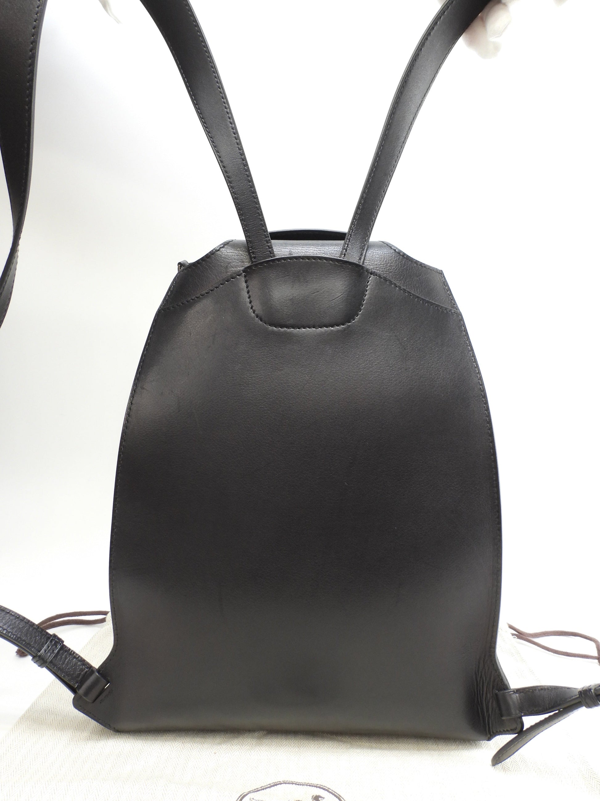 エルメス バックパック GR24 ヴォーエヴァーカーフ黒 リュックサック バックパック バッグ@D 2
