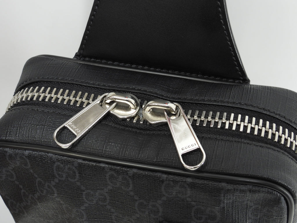 Gucci Marsupio Webbing Old GG Supreme nero Cintura Ottime condizioni@ 4