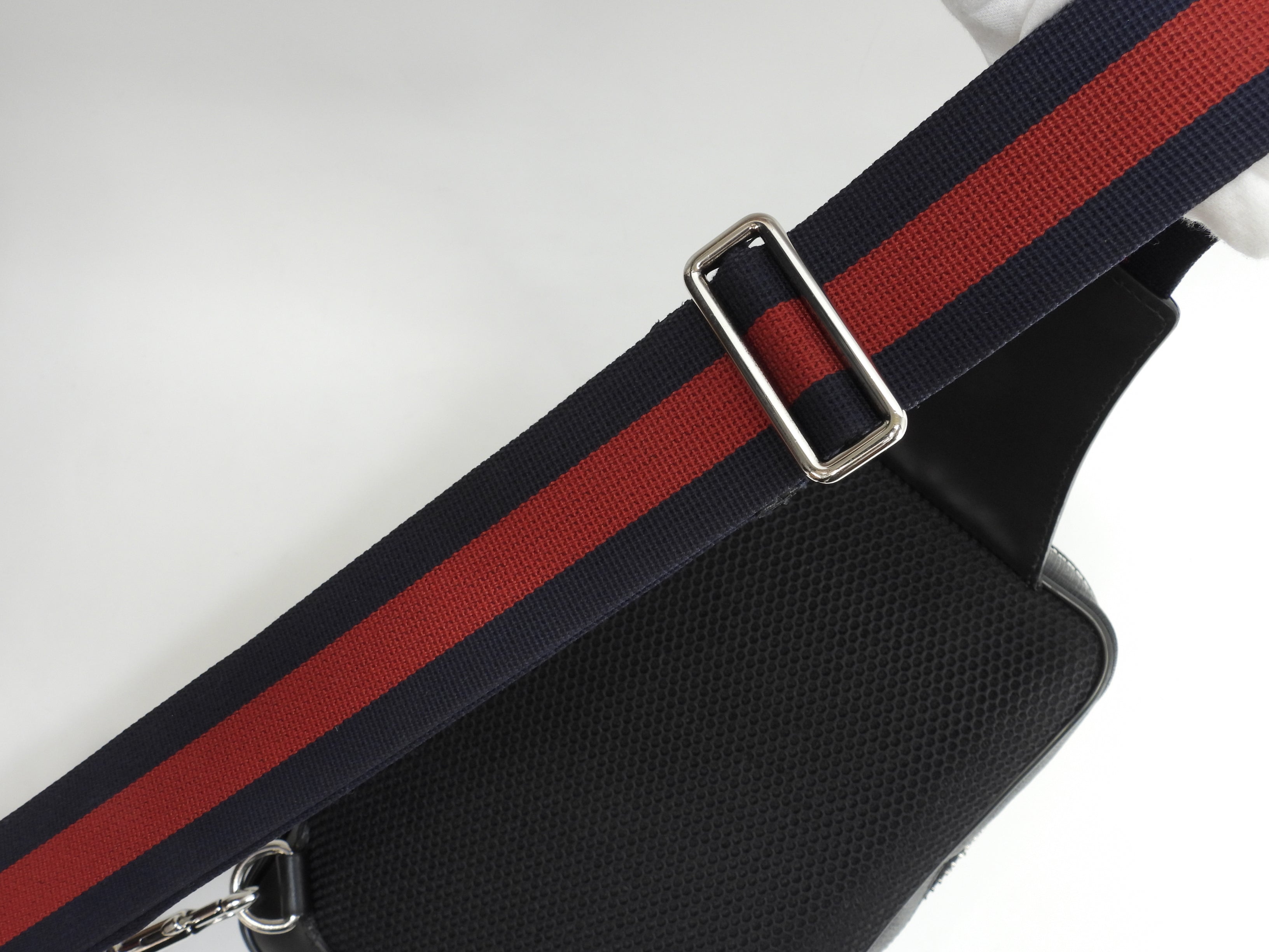 Gucci Marsupio Webbing Old GG Supreme nero Cintura Ottime condizioni@ 4