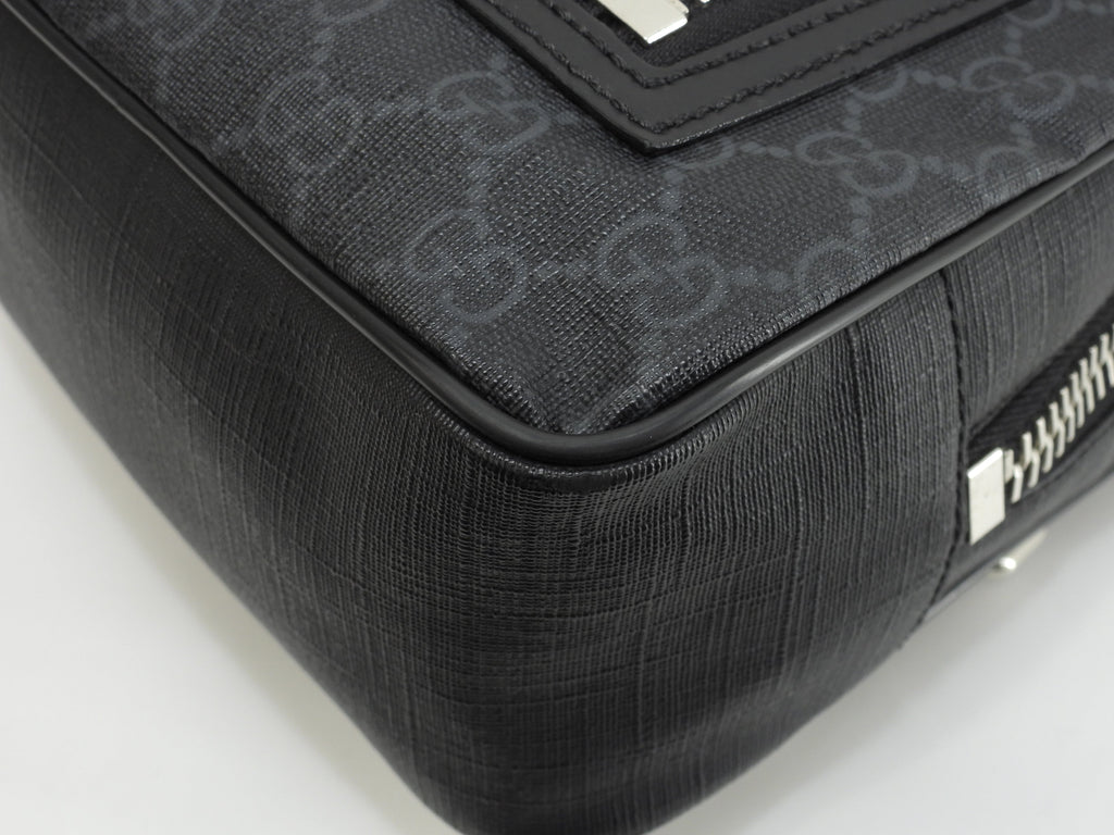 Gucci Marsupio Webbing Old GG Supreme nero Cintura Ottime condizioni@ 4