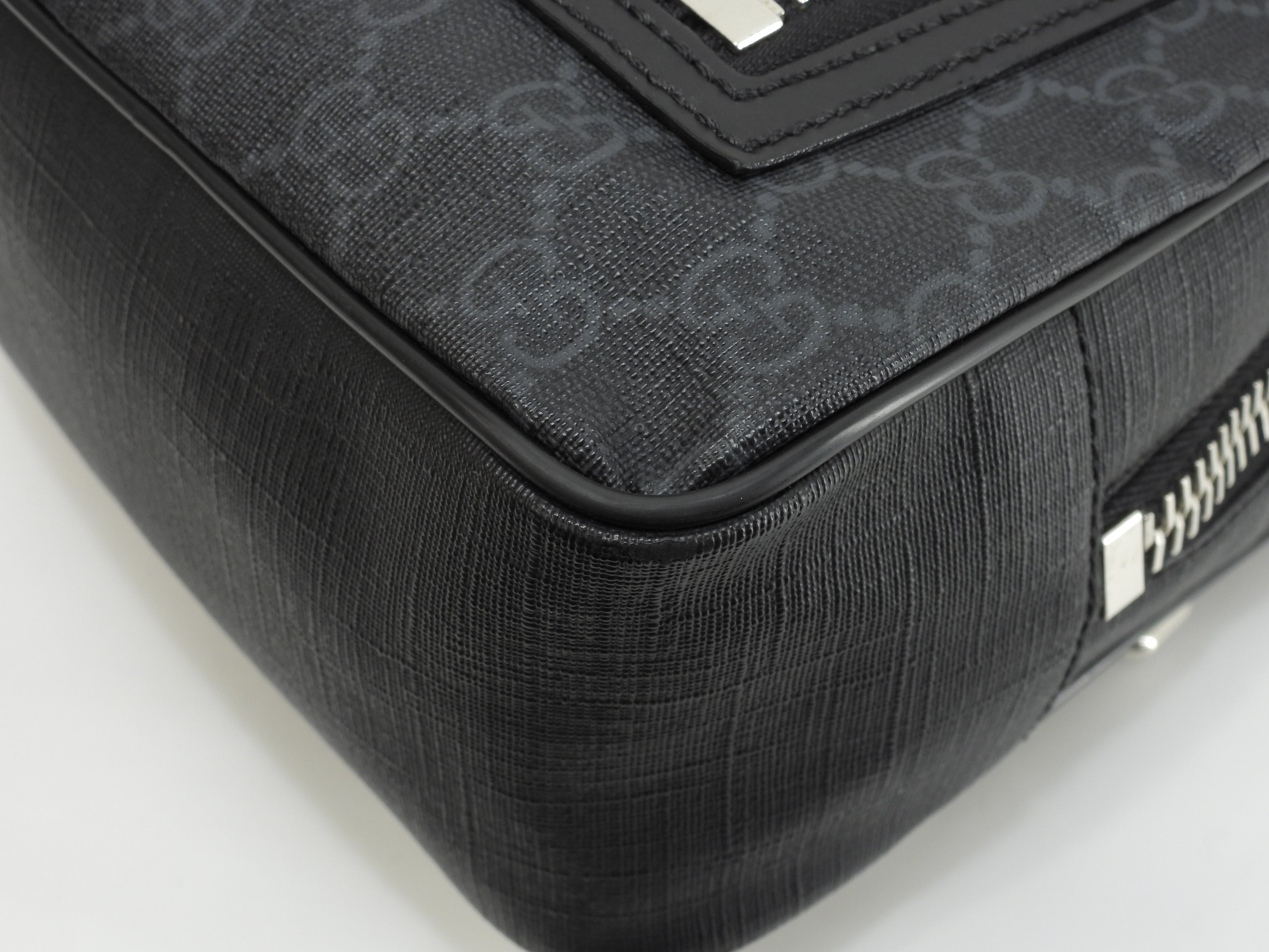 Gucci Marsupio Webbing Old GG Supreme nero Cintura Ottime condizioni@ 4