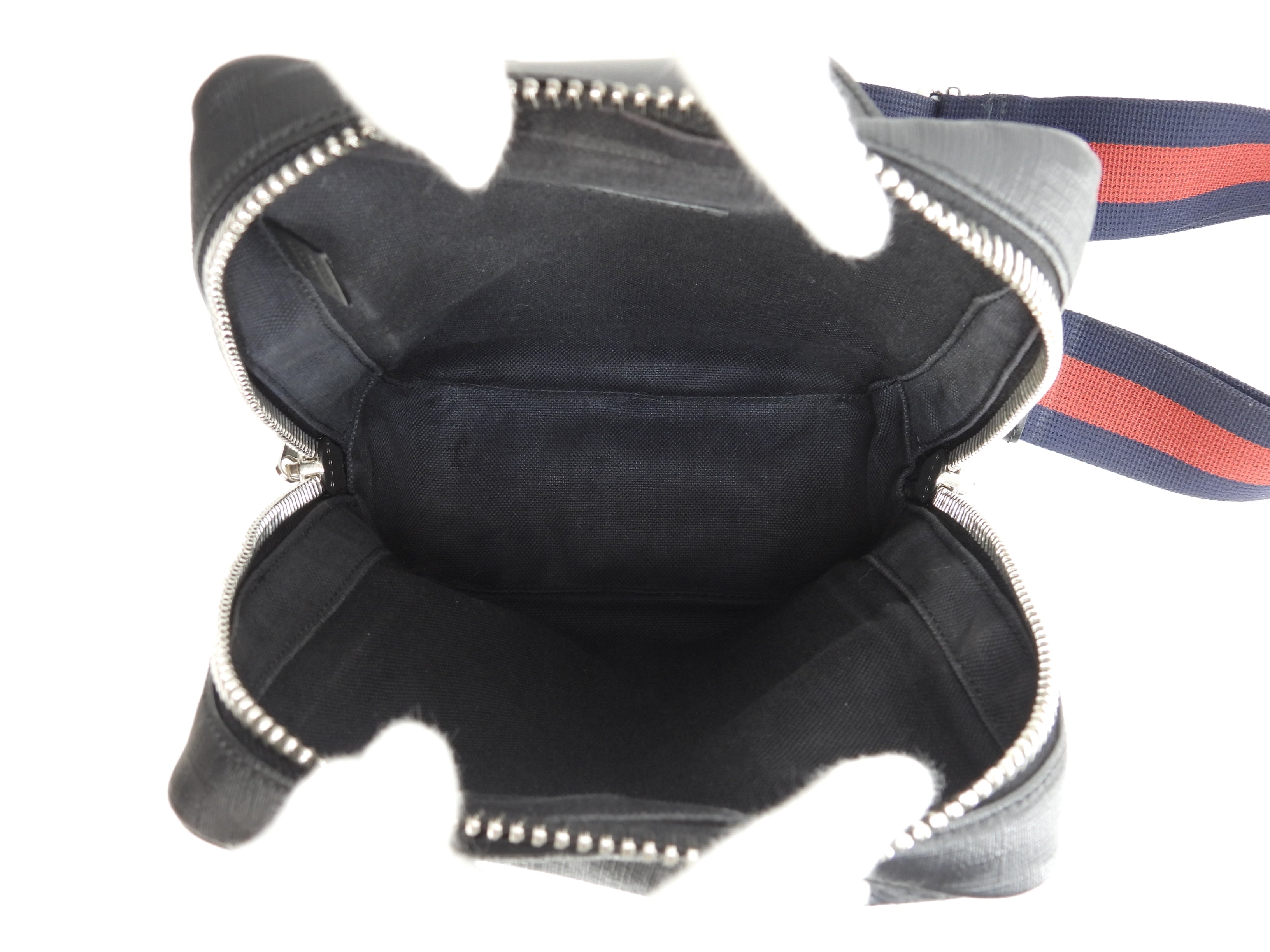 Gucci Marsupio Webbing Old GG Supreme nero Cintura Ottime condizioni@ 4