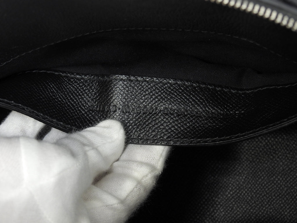 Balenciaga Borsa a mano S in pelle nera con logo grigio e tracolla staccabile, pochette, ottime condizioni @ 49