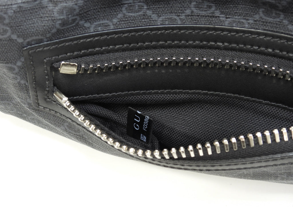 Gucci Marsupio Webbing Old GG Supreme nero Cintura Ottime condizioni@ 4