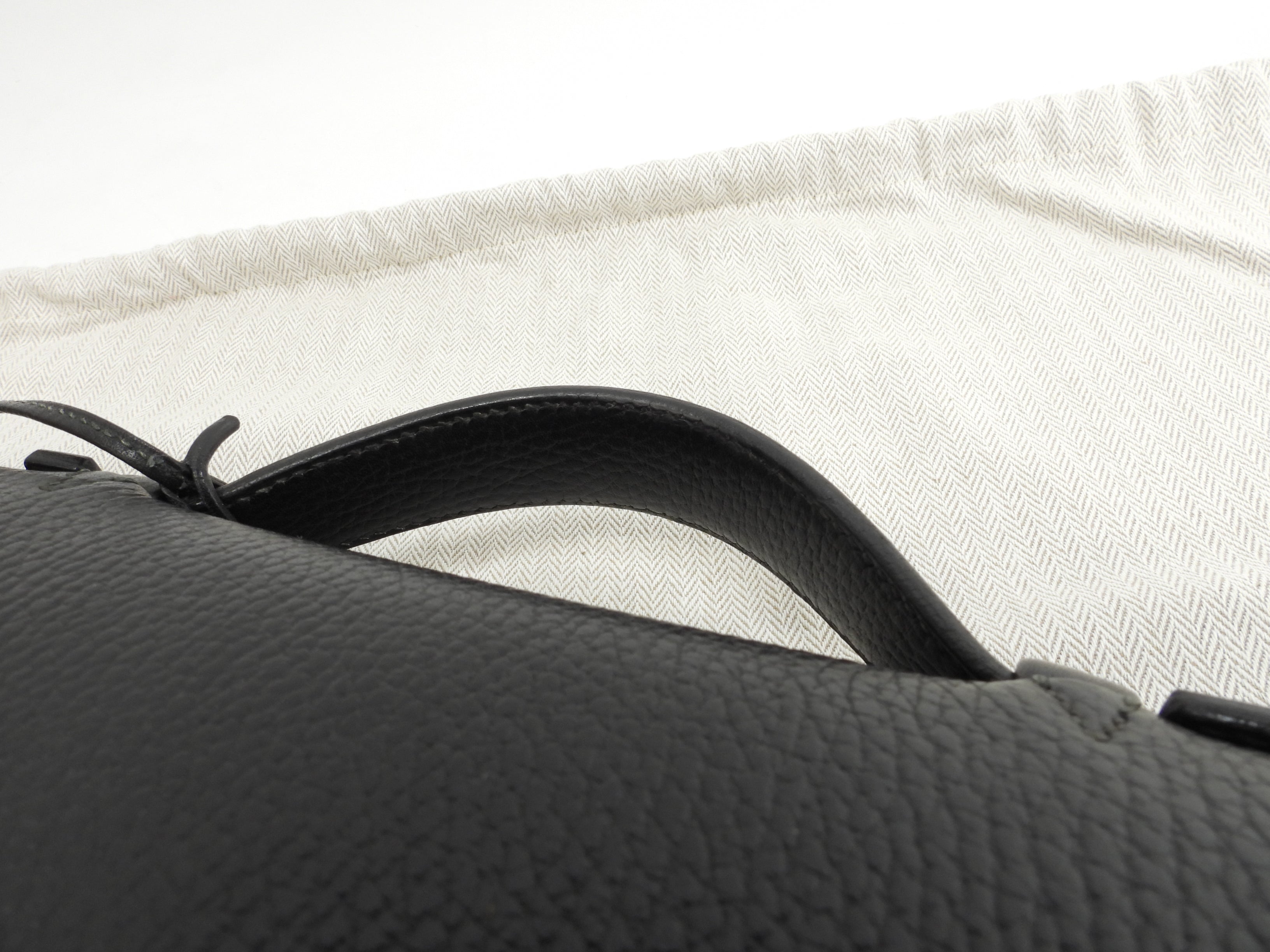 Hermès Sac à Dépêches 41 in pelle Ardennes nera, valigetta da uomo, ventiquattrore @〇Y