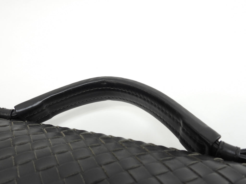 Bottega Veneta ventiquattrore in pelle Intrecciato nera porta documenti @ 240