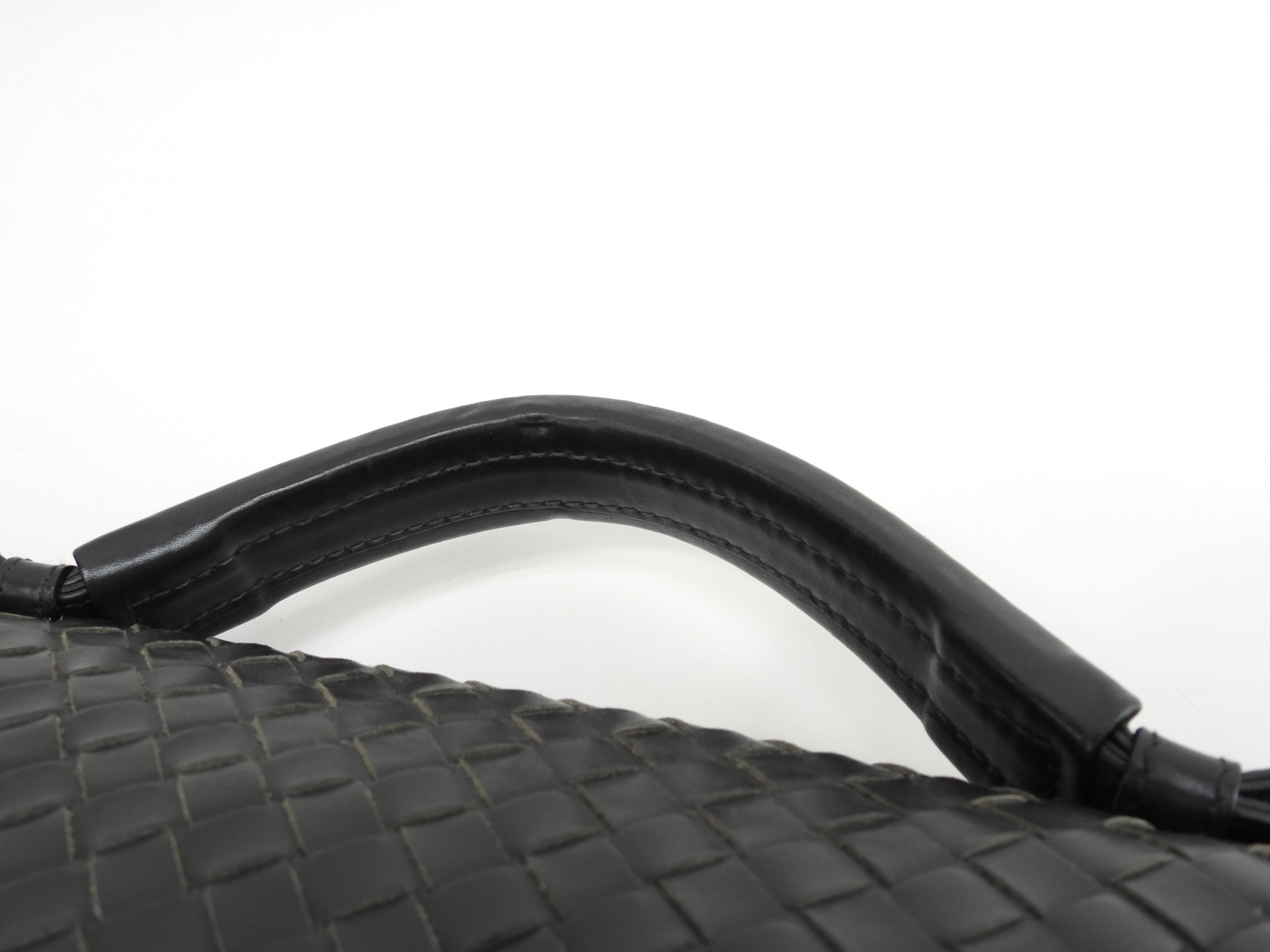 Bottega Veneta ventiquattrore in pelle Intrecciato nera porta documenti @ 240