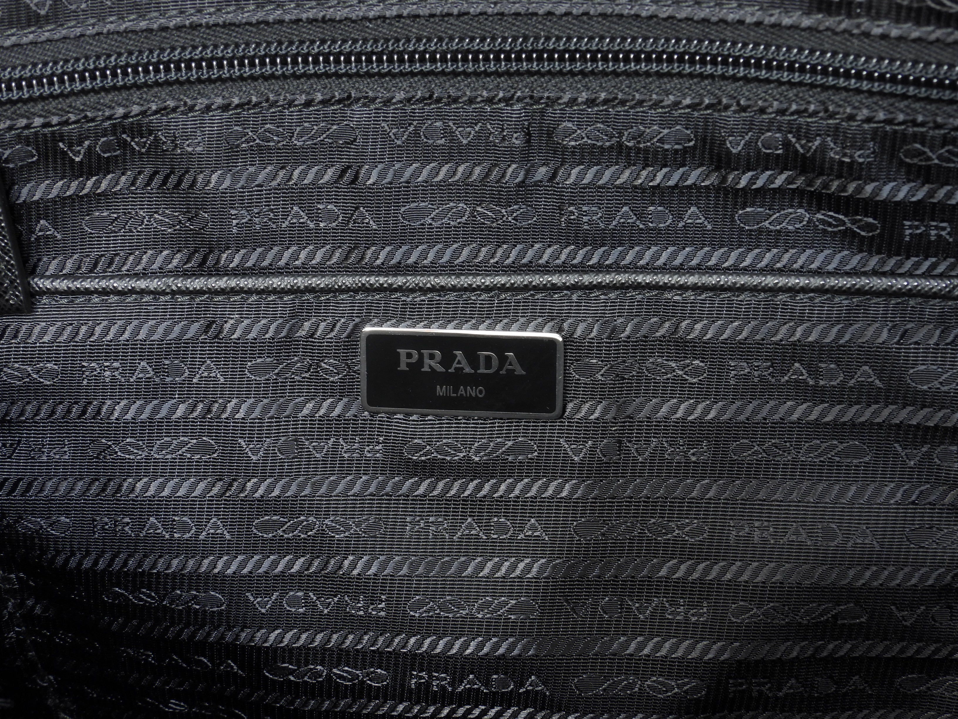 Borsa tote Prada Frankenstein Saffiano/nylon nero borsa a tracolla da uomo, condizioni eccellenti @255