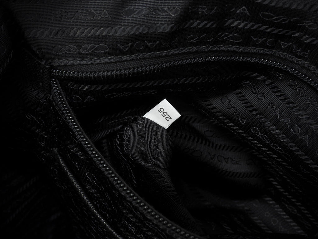 Borsa tote Prada Frankenstein Saffiano/nylon nero borsa a tracolla da uomo, condizioni eccellenti @255