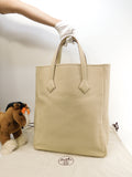 Hermès Victoria Cabas 35 Togo Parchemin Borsa tote da uomo Nuova di zecca@□K 8