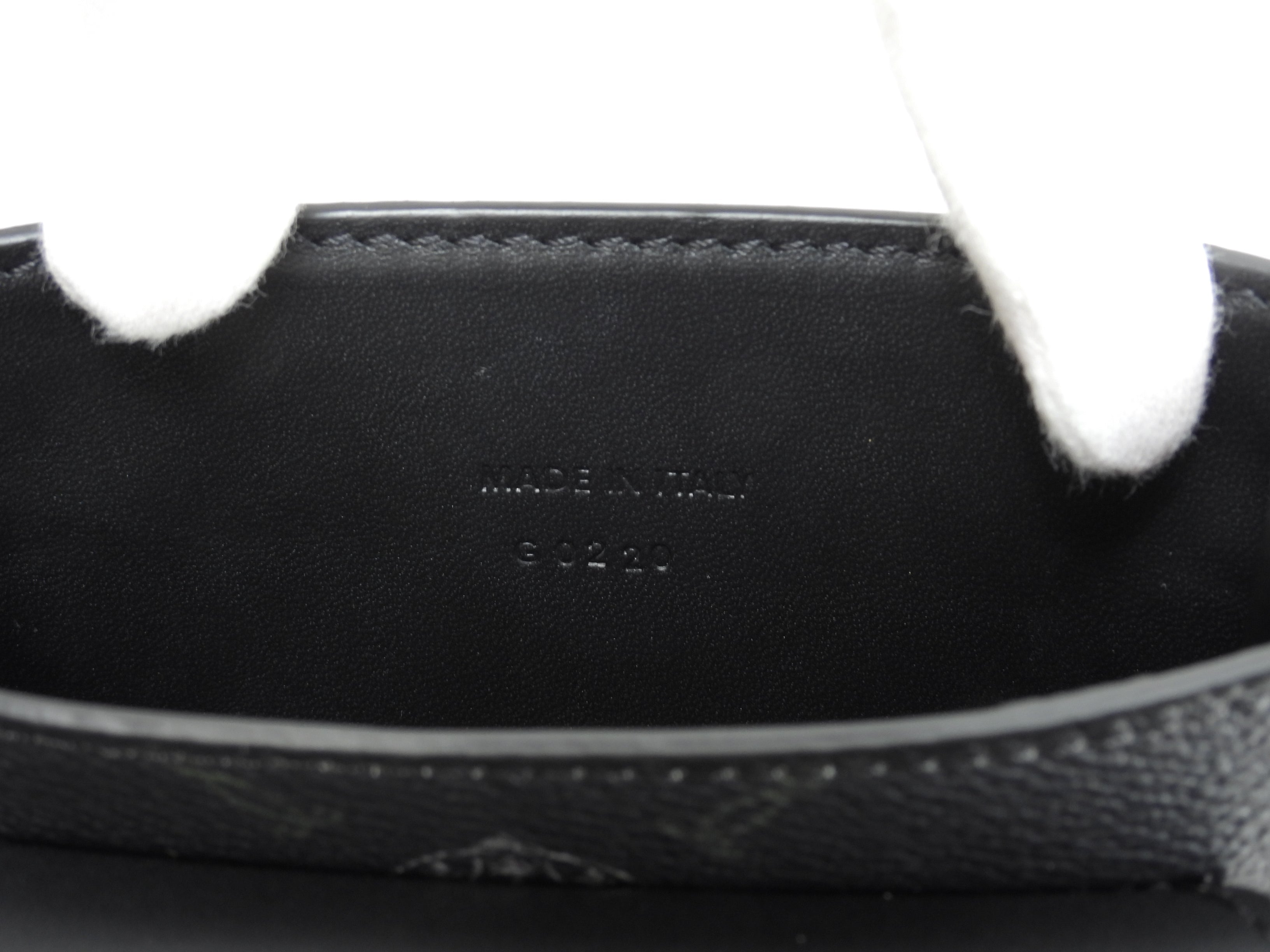 Berluti mini pochette Signature in pelle nera e marrone borsa a tracolla portacellulare, ottime condizioni @G0220