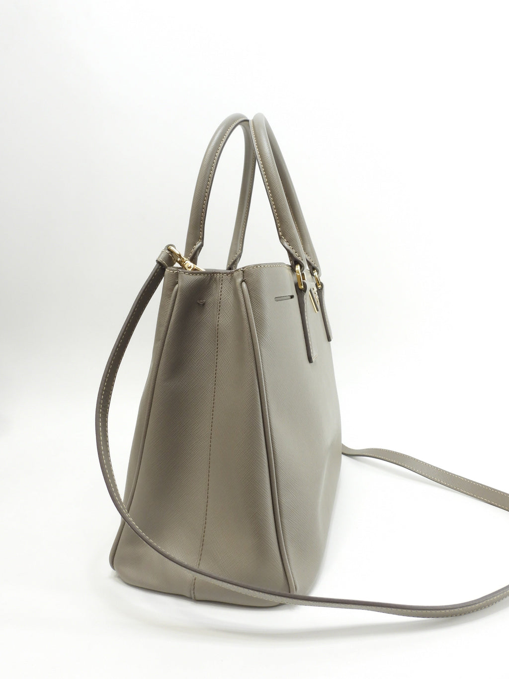Prada Borsa Tote Galleria MM Saffiano Grigia con Tracolla @58/Q173