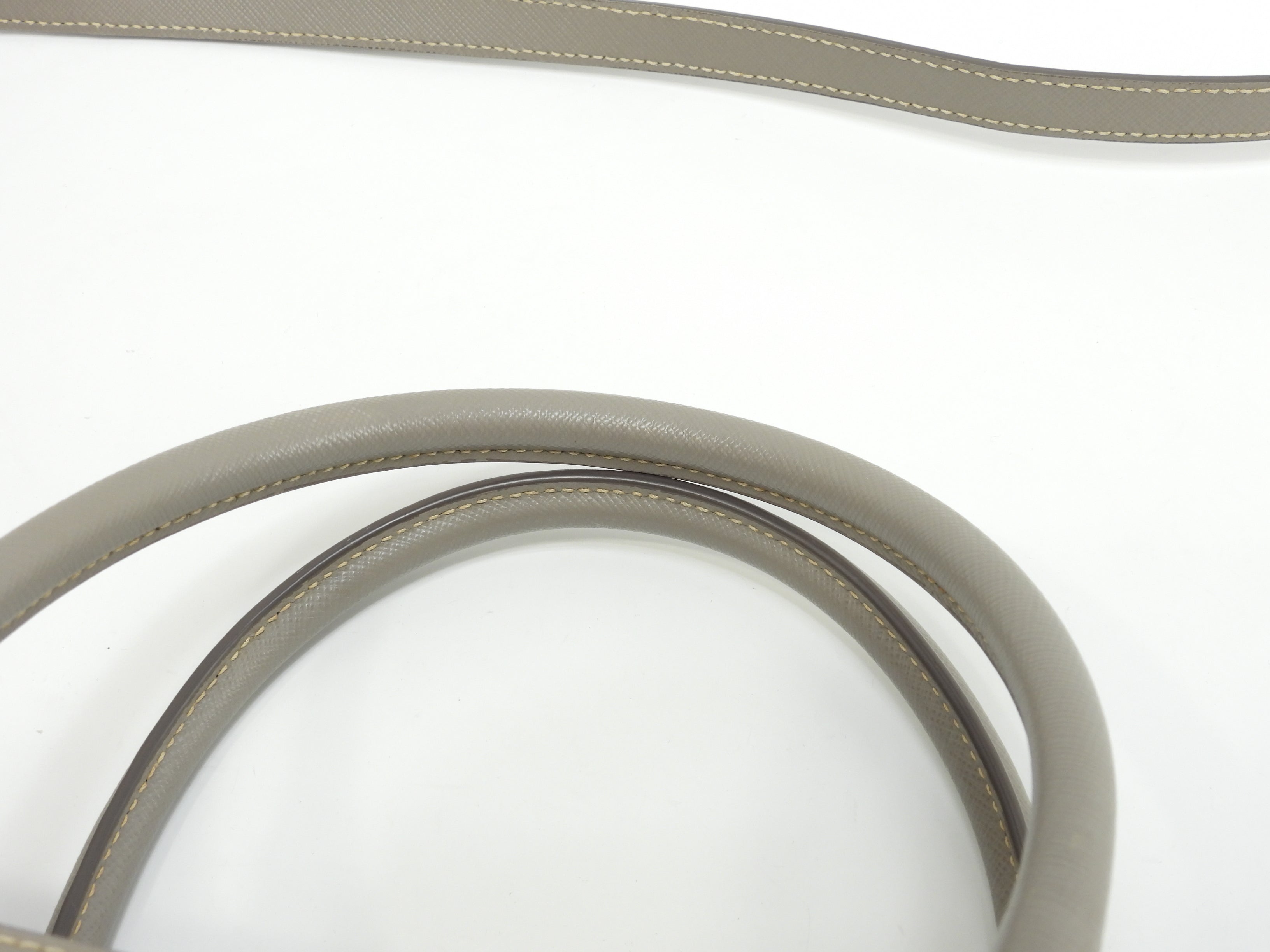 Prada Borsa Tote Galleria MM Saffiano Grigia con Tracolla @58/Q173