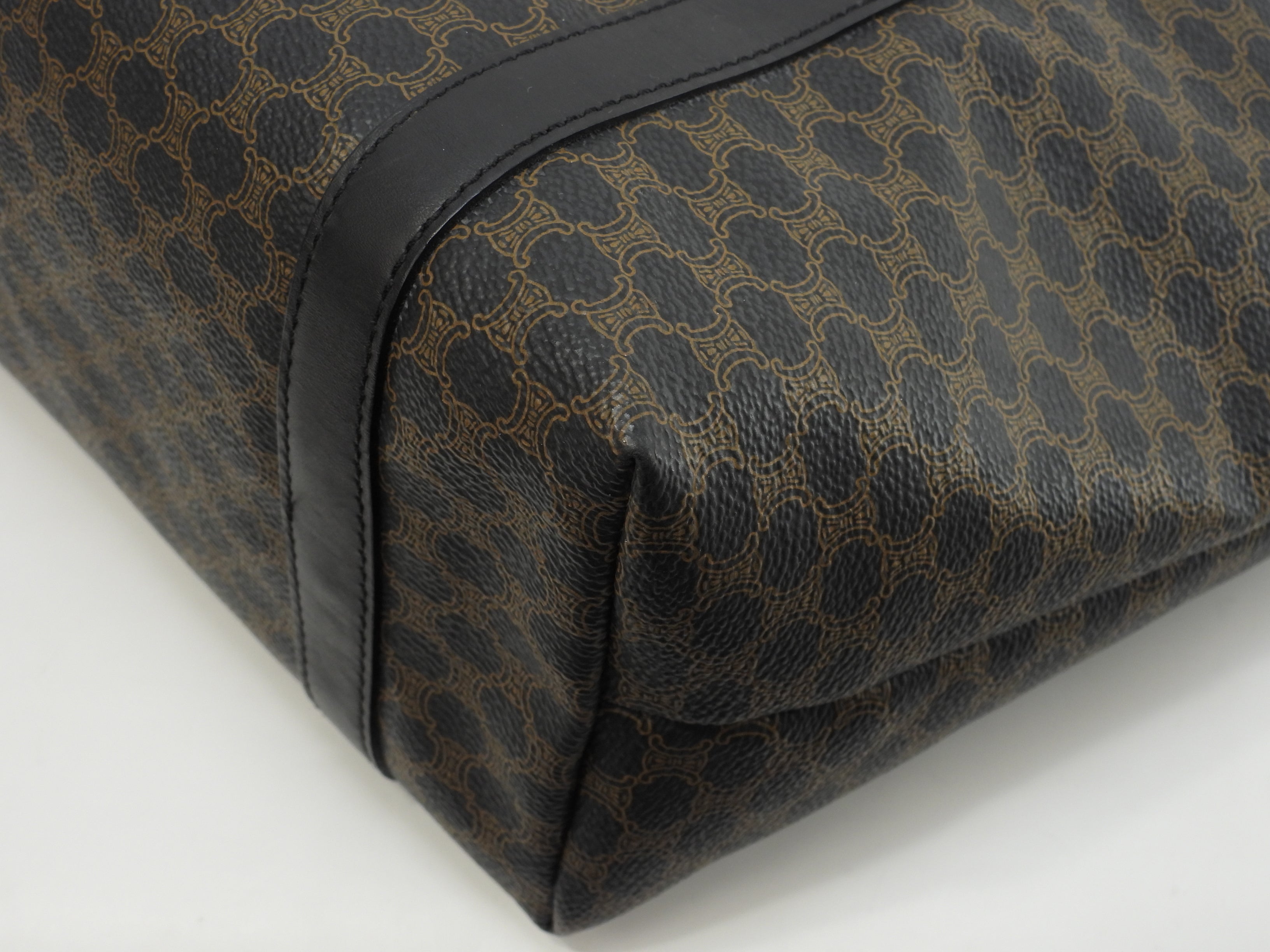 Borsa a tracolla Celine Macadam Triomphe nera Shopping Bag in ottime condizioni2@MC98/2 2