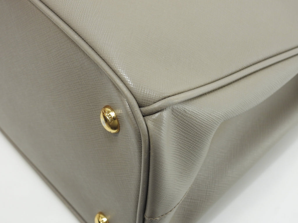 Prada Borsa Tote Galleria MM Saffiano Grigia con Tracolla @58/Q173
