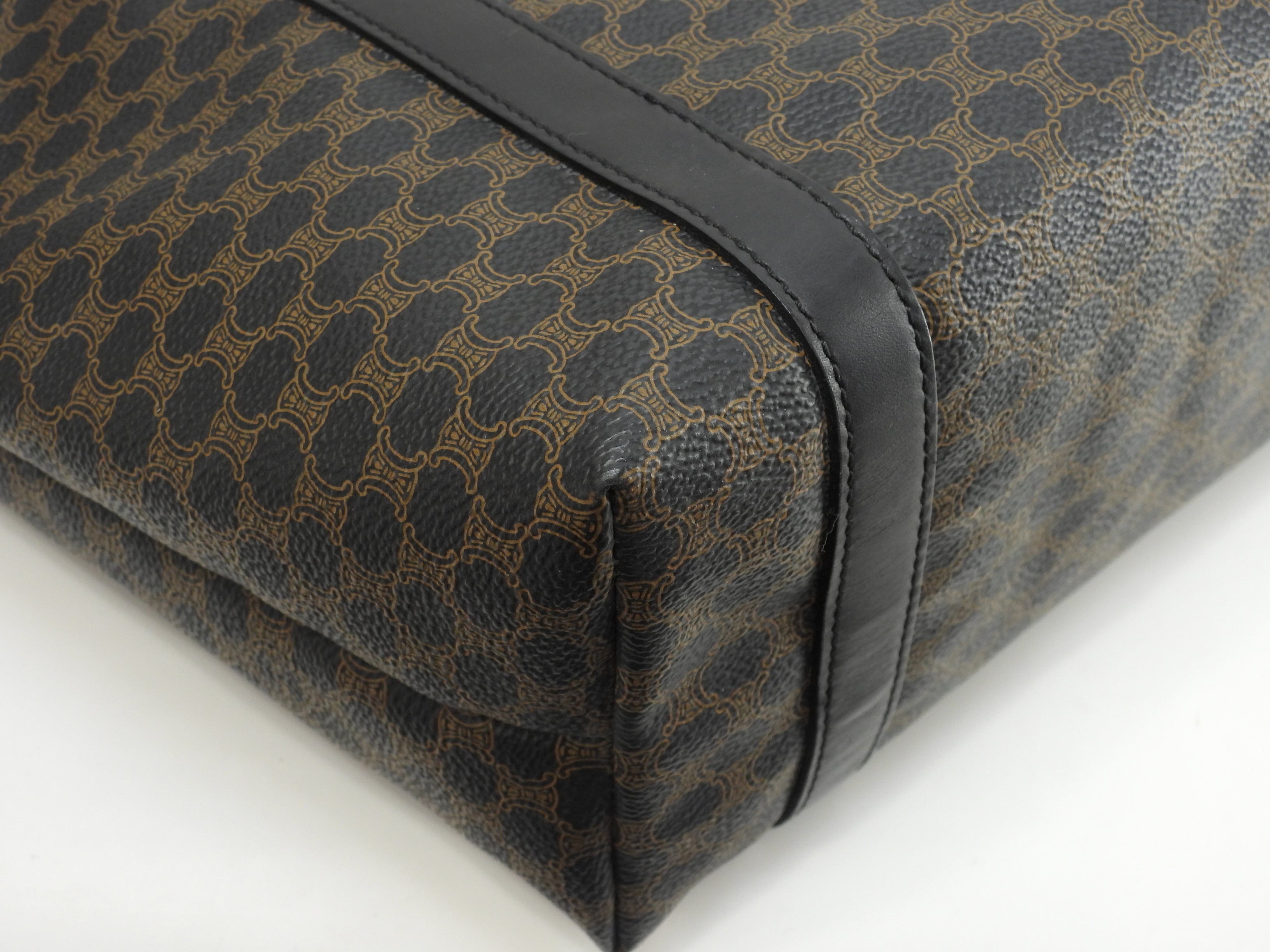 Borsa a tracolla Celine Macadam Triomphe nera Shopping Bag in ottime condizioni2@MC98/2 2