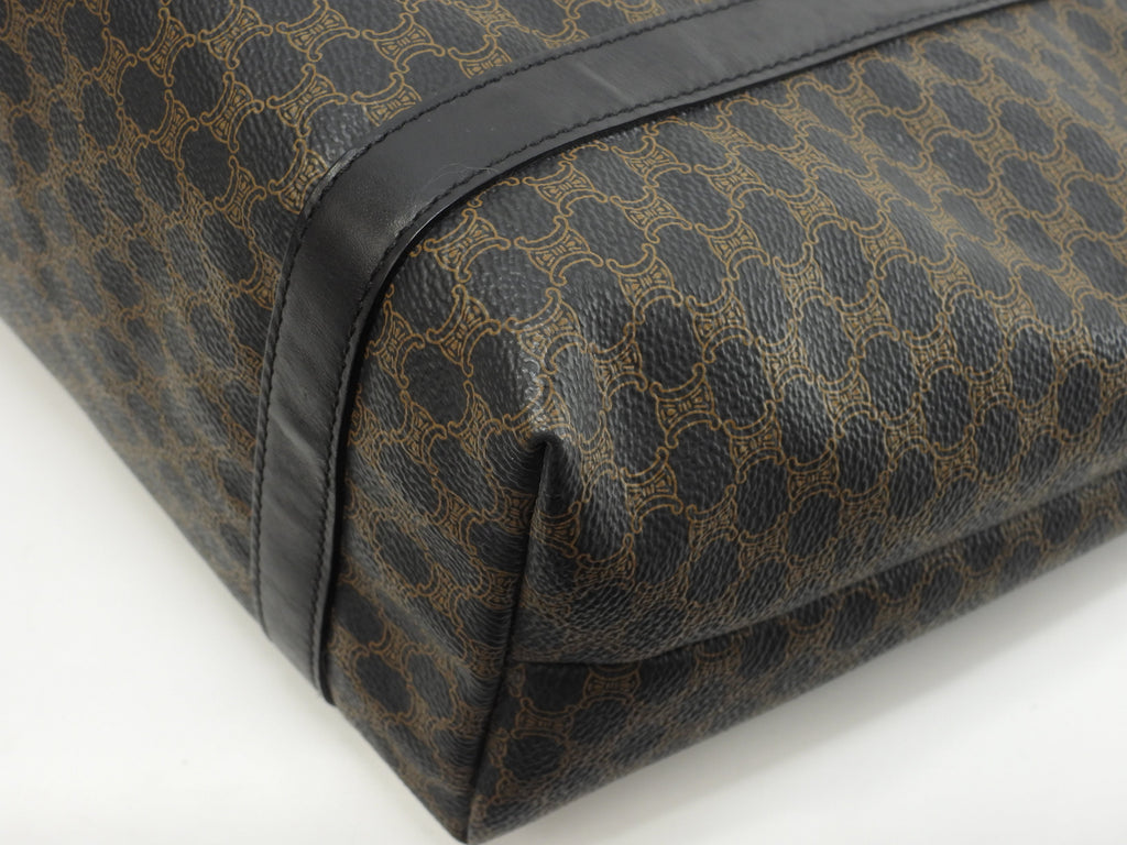 Borsa a tracolla Celine Macadam Triomphe nera Shopping Bag in ottime condizioni2@MC98/2 2
