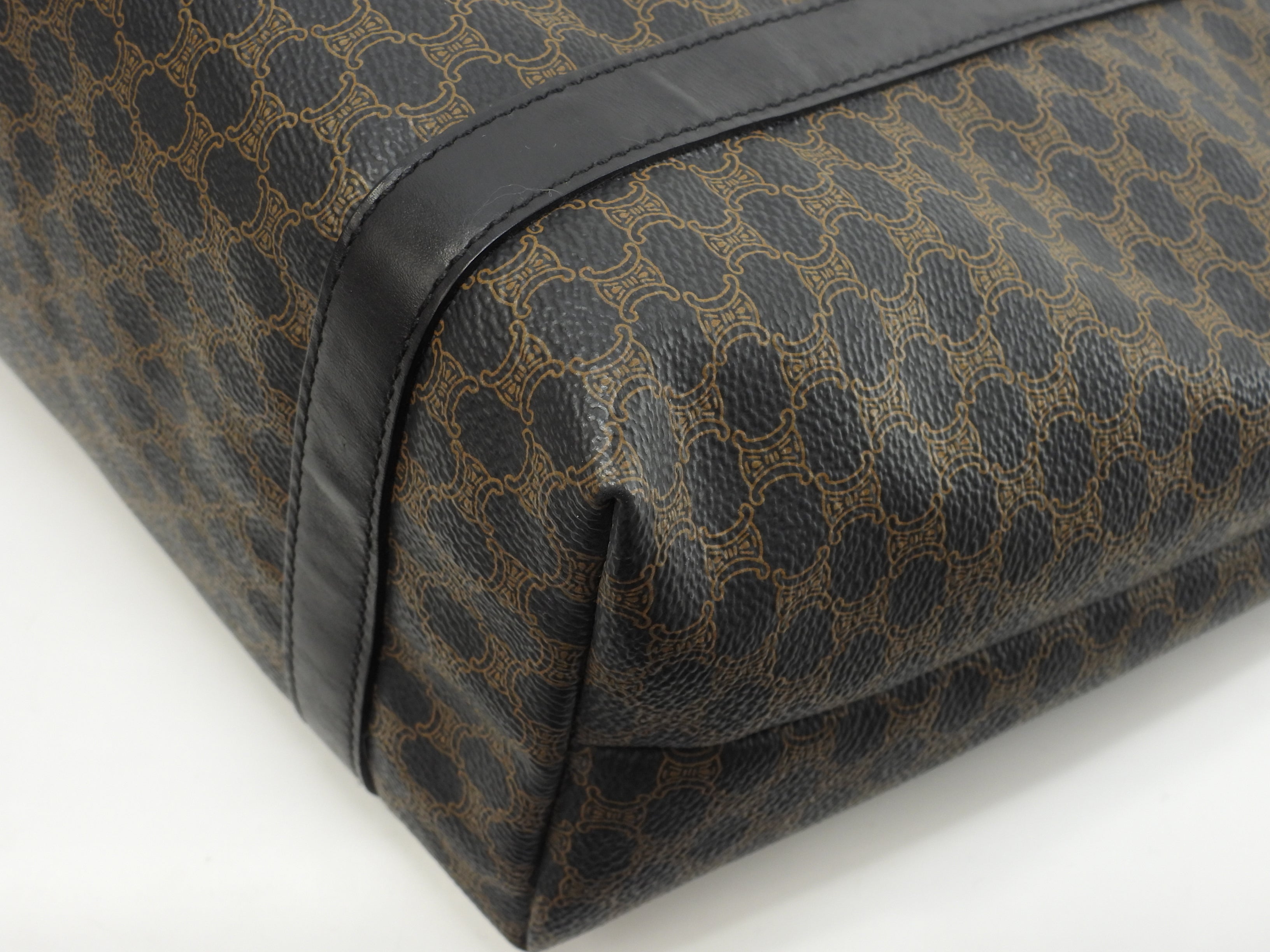Borsa a tracolla Celine Macadam Triomphe nera Shopping Bag in ottime condizioni2@MC98/2 2
