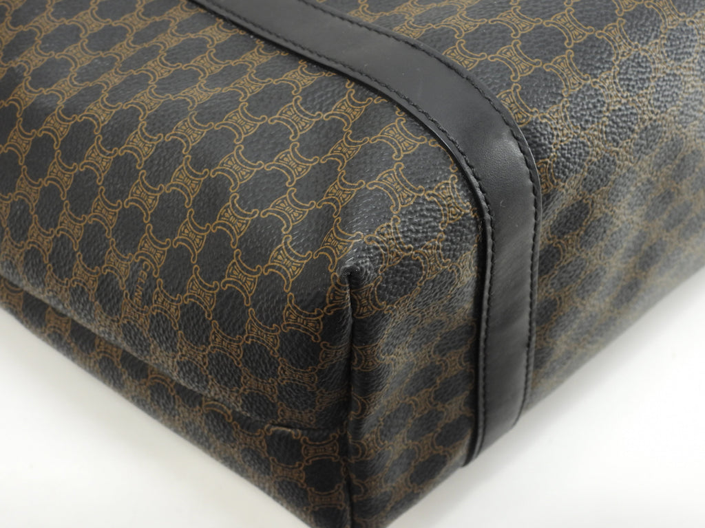 Borsa a tracolla Celine Macadam Triomphe nera Shopping Bag in ottime condizioni2@MC98/2 2