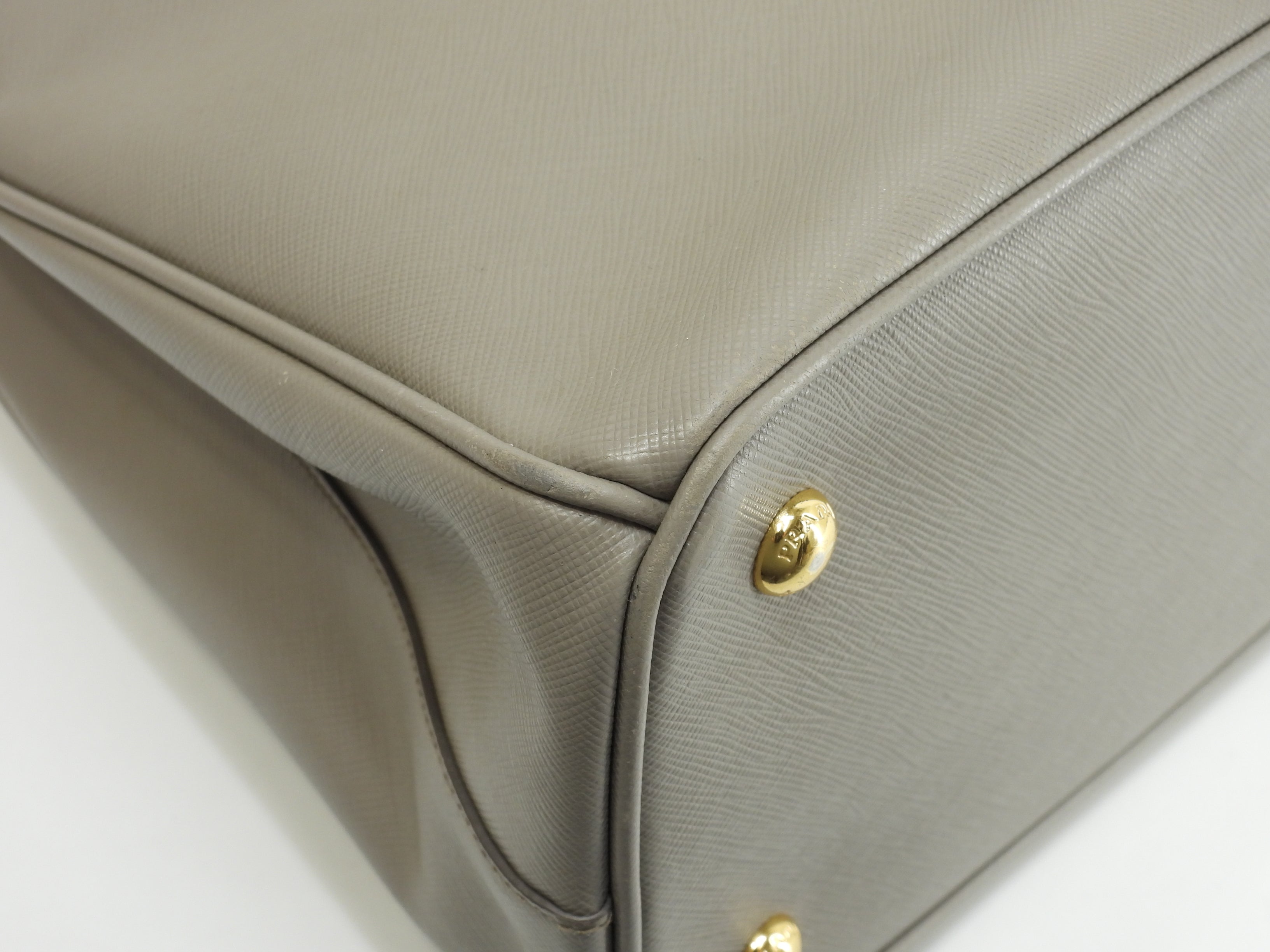 Prada Borsa Tote Galleria MM Saffiano Grigia con Tracolla @58/Q173