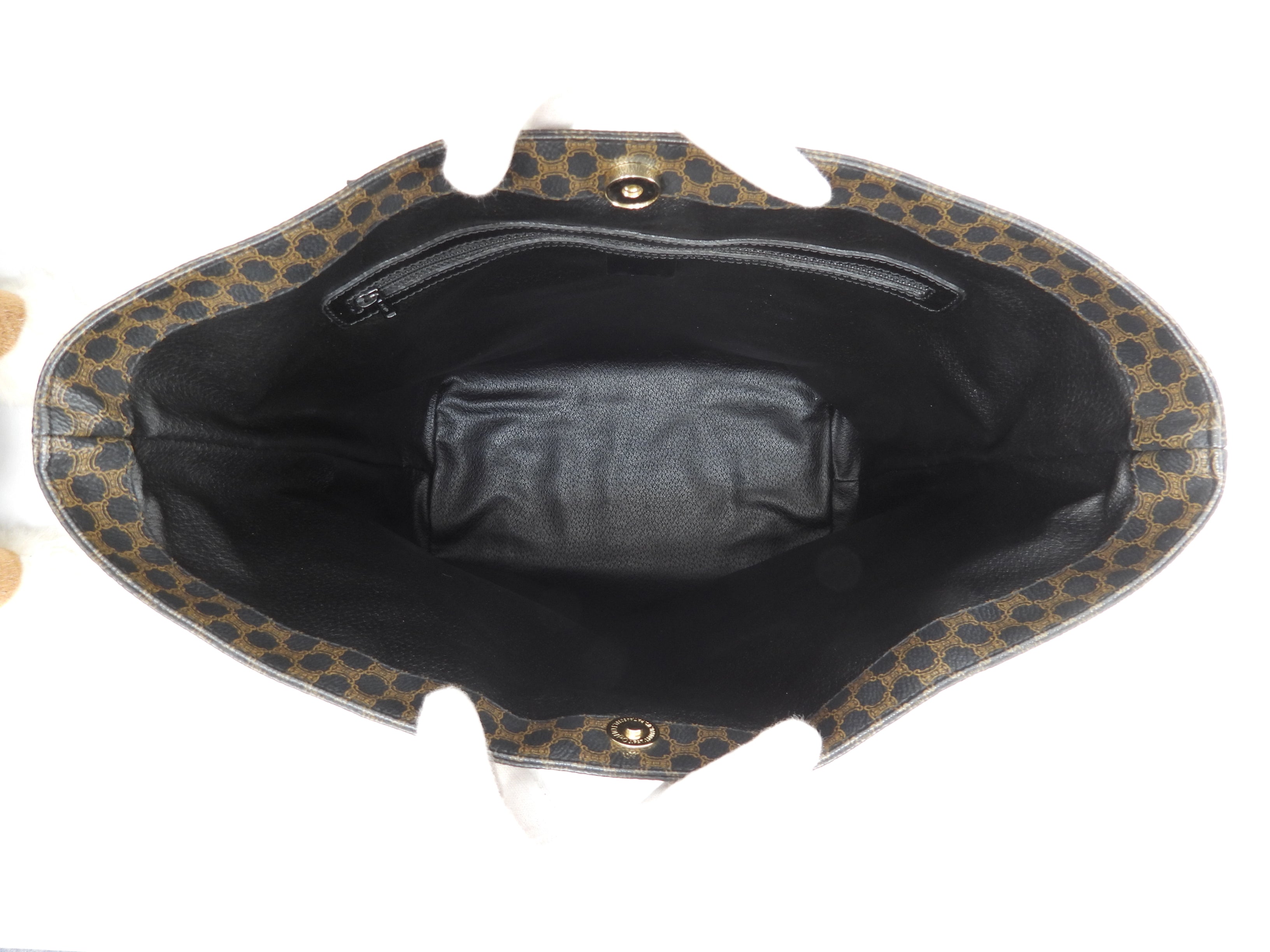 Borsa a tracolla Celine Macadam Triomphe nera Shopping Bag in ottime condizioni2@MC98/2 2