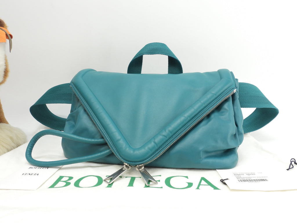 Bottega Veneta marsupio BEEK in pelle media/Mallard, mai usato@P01568044T