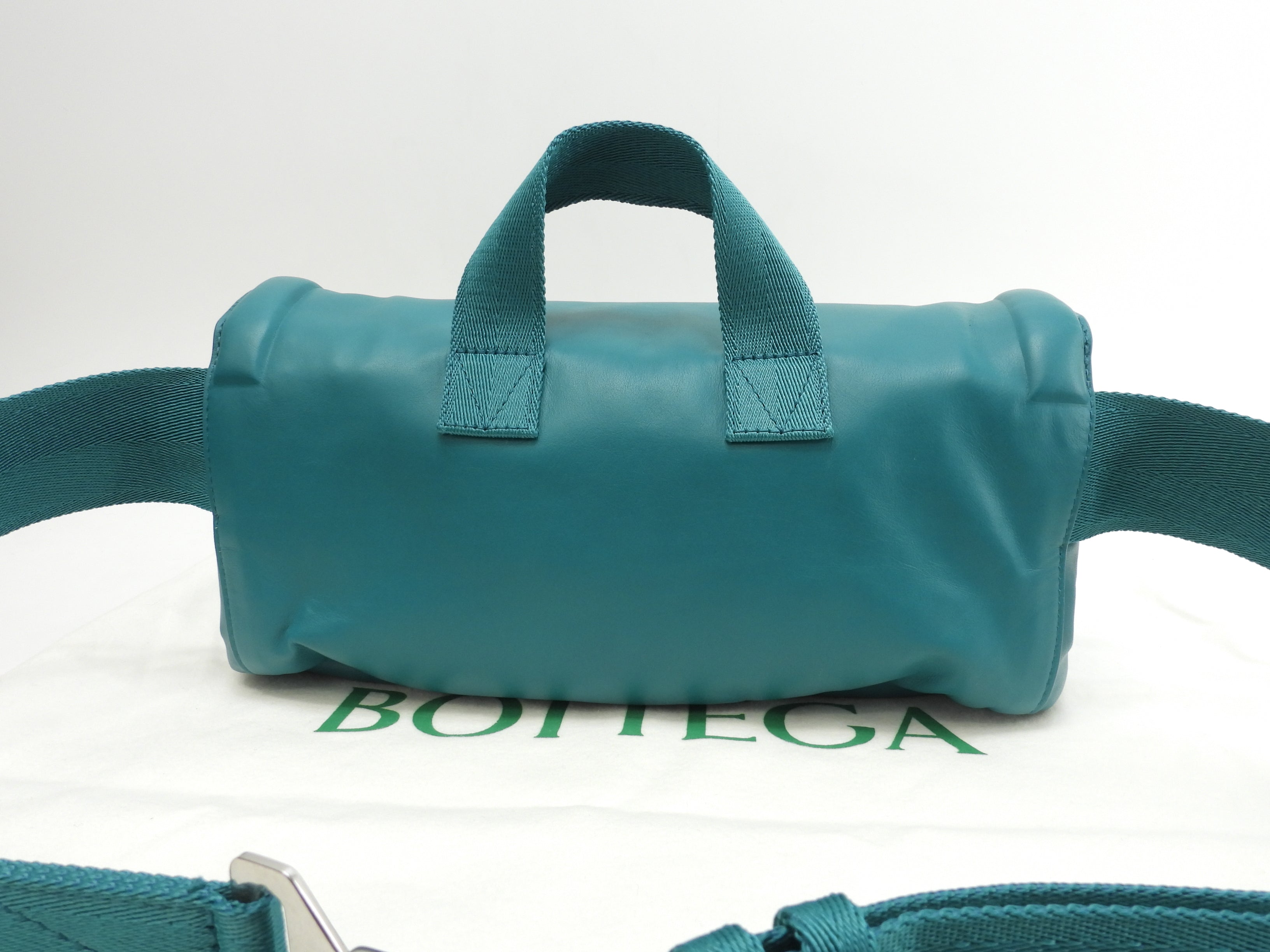 Bottega Veneta marsupio BEEK in pelle media/Mallard, mai usato@P01568044T
