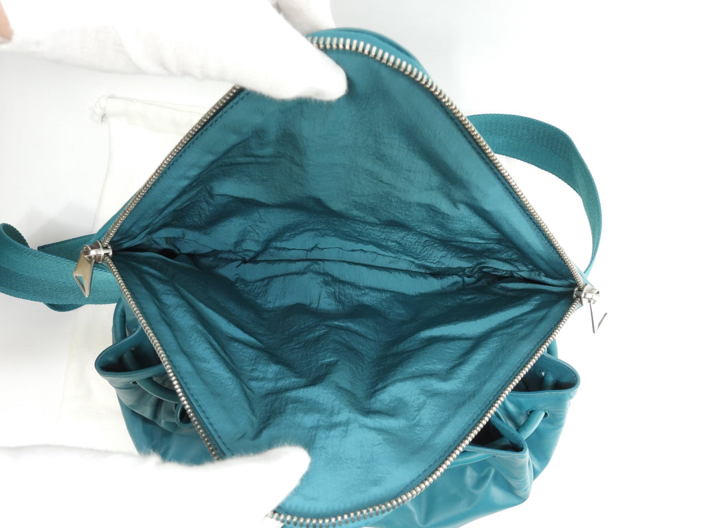 Bottega Veneta marsupio BEEK in pelle media/Mallard, mai usato@P01568044T