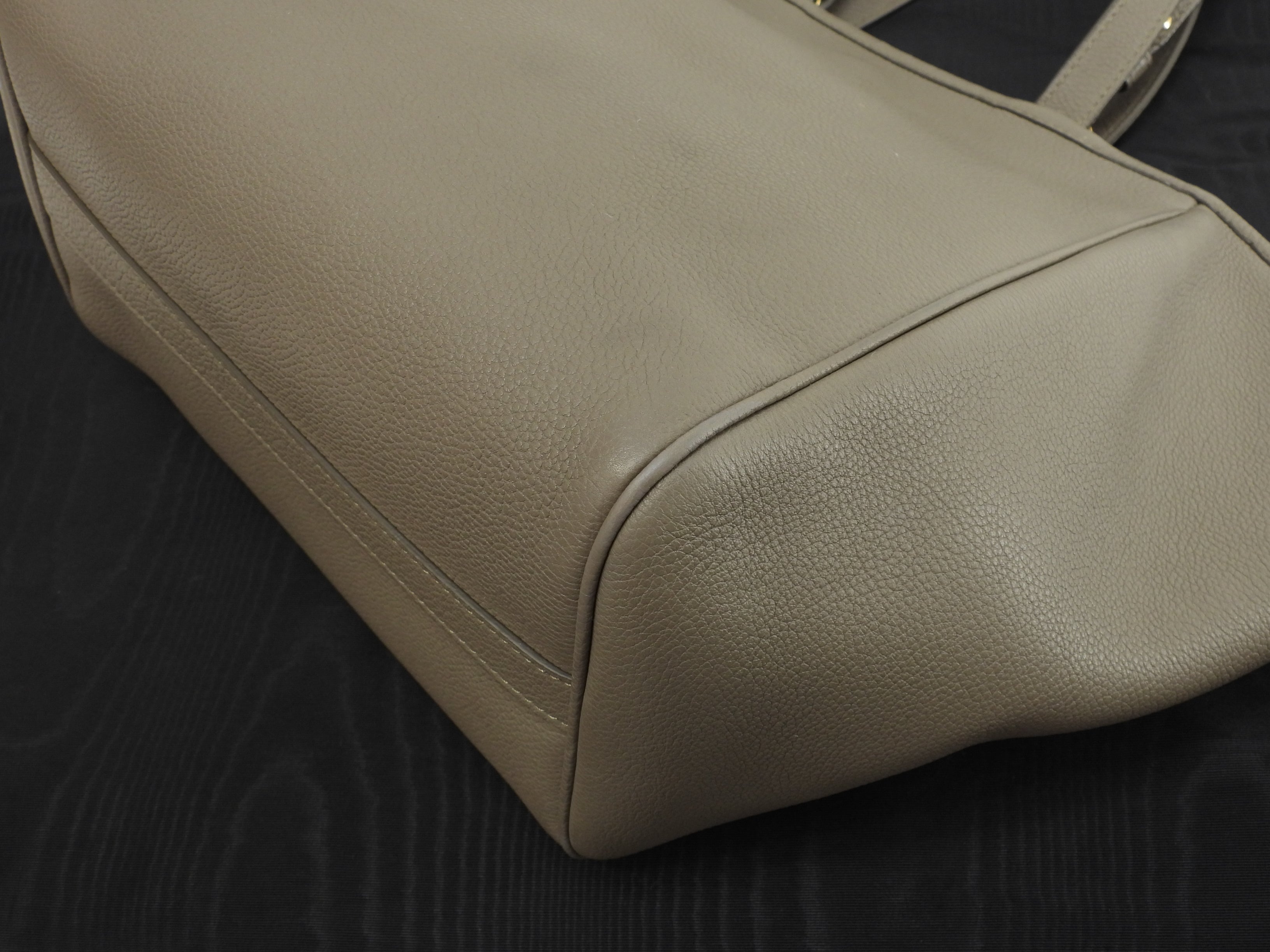 Celine Folded Cabas Small pelle grigio mini tote bag borsa a mano@S-SL-4280