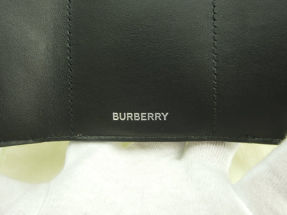 Burberry Mini portafoglio a scacchi in PVC/pelle Portafoglio a 3 ante Piccolo portafoglio Inutilizzato@MDTITSIC70CHI
