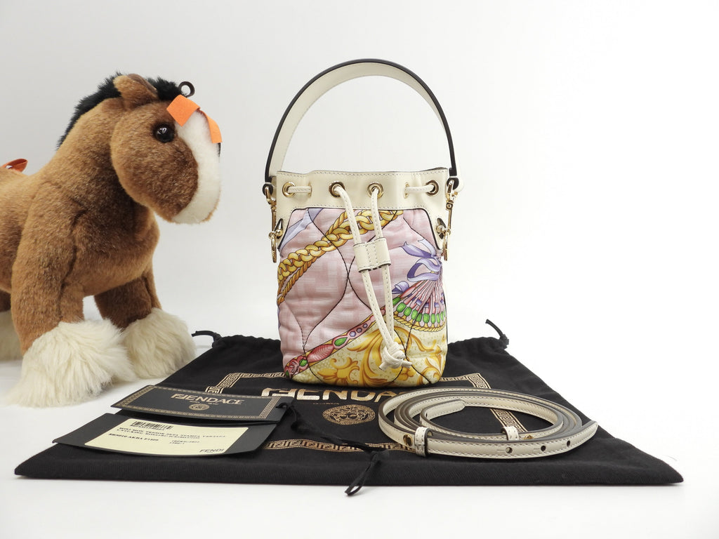 FENDI Borsa a mano Mon Tresor Fendace Pochette Mai usata@ 6