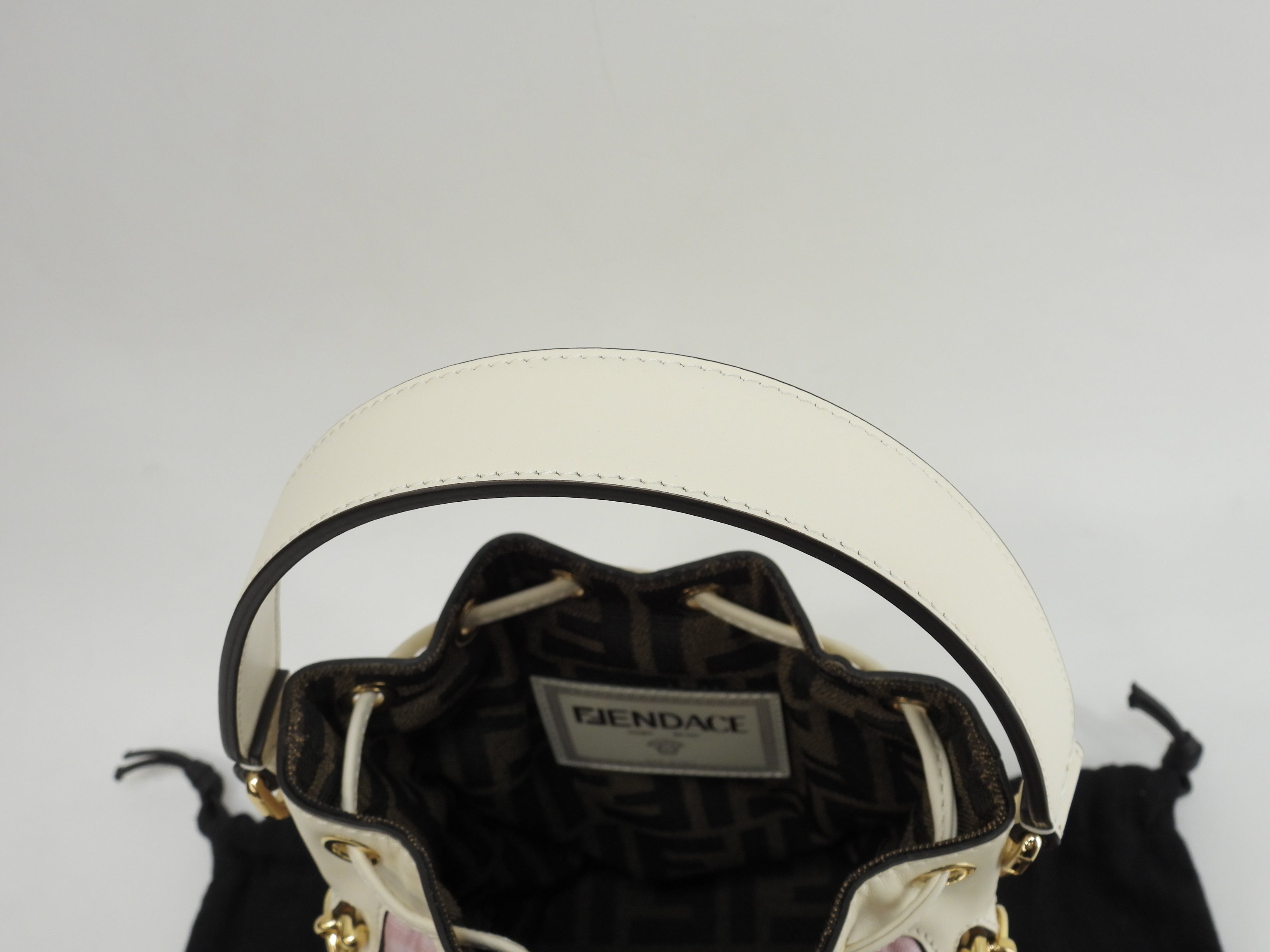 FENDI Borsa a mano Mon Tresor Fendace Pochette Mai usata@ 6