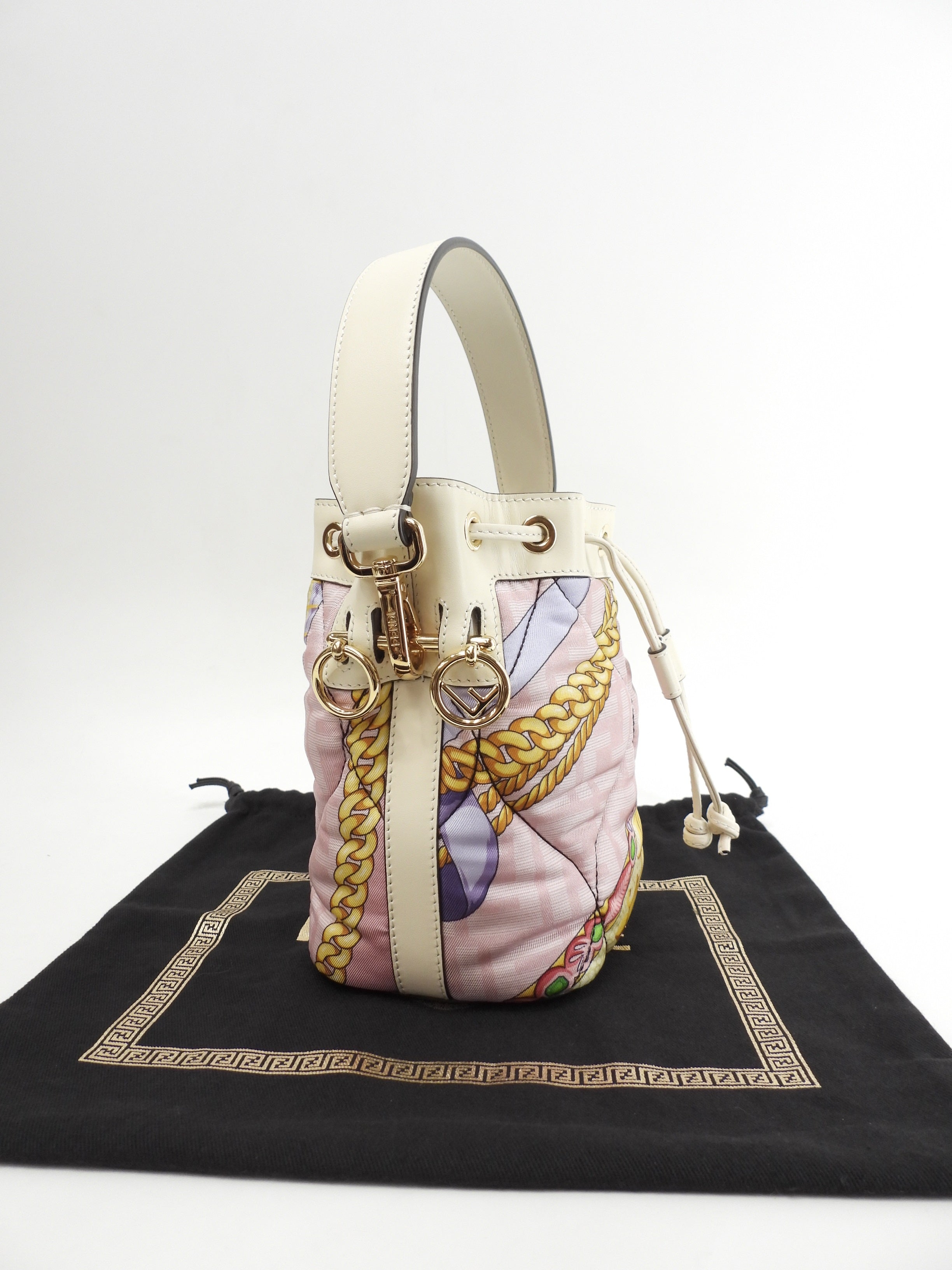 FENDI Borsa a mano Mon Tresor Fendace Pochette Mai usata@ 6