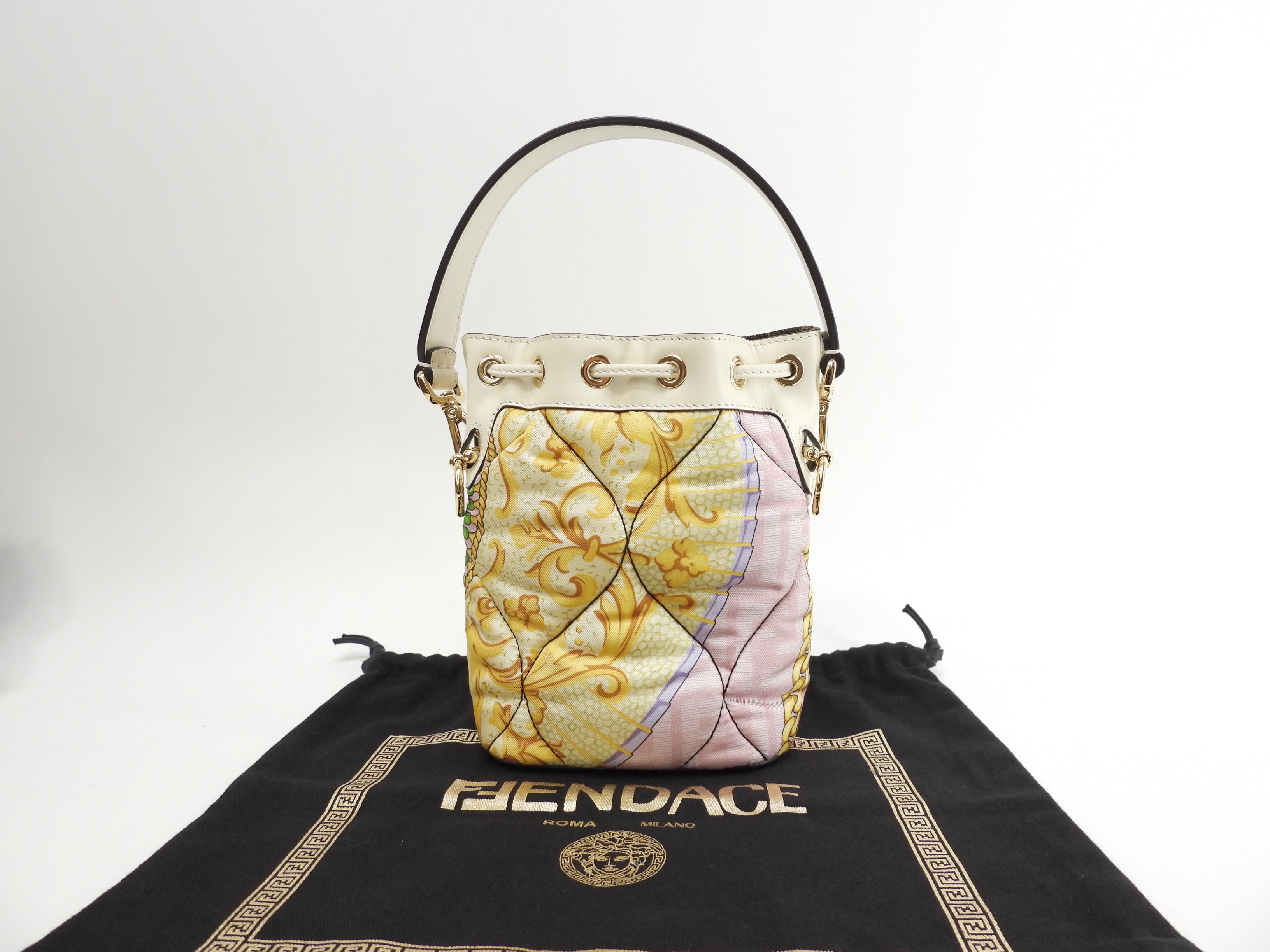 FENDI Borsa a mano Mon Tresor Fendace Pochette Mai usata@ 6