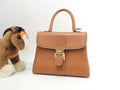 Delvaux Brillant MM Pelle Marrone Borsa a mano Top handle Ottime condizioni@ 323