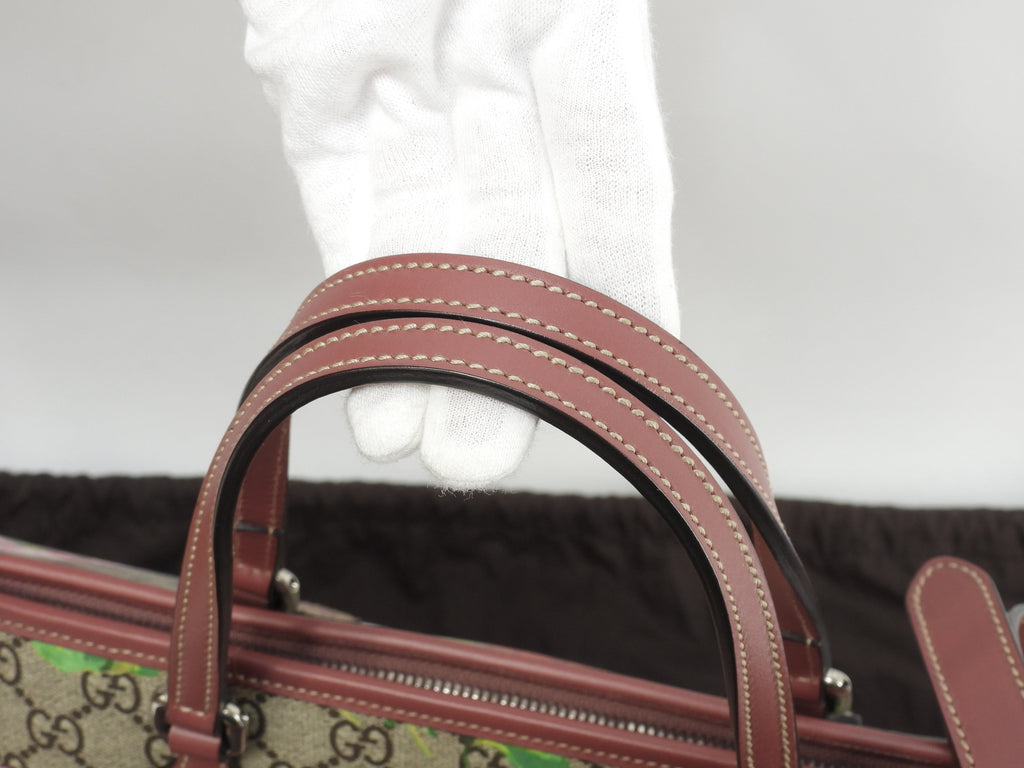 Borsa tote con manici Gucci Blooms Soft GG grigia floreale, in condizioni eccellenti@ 5