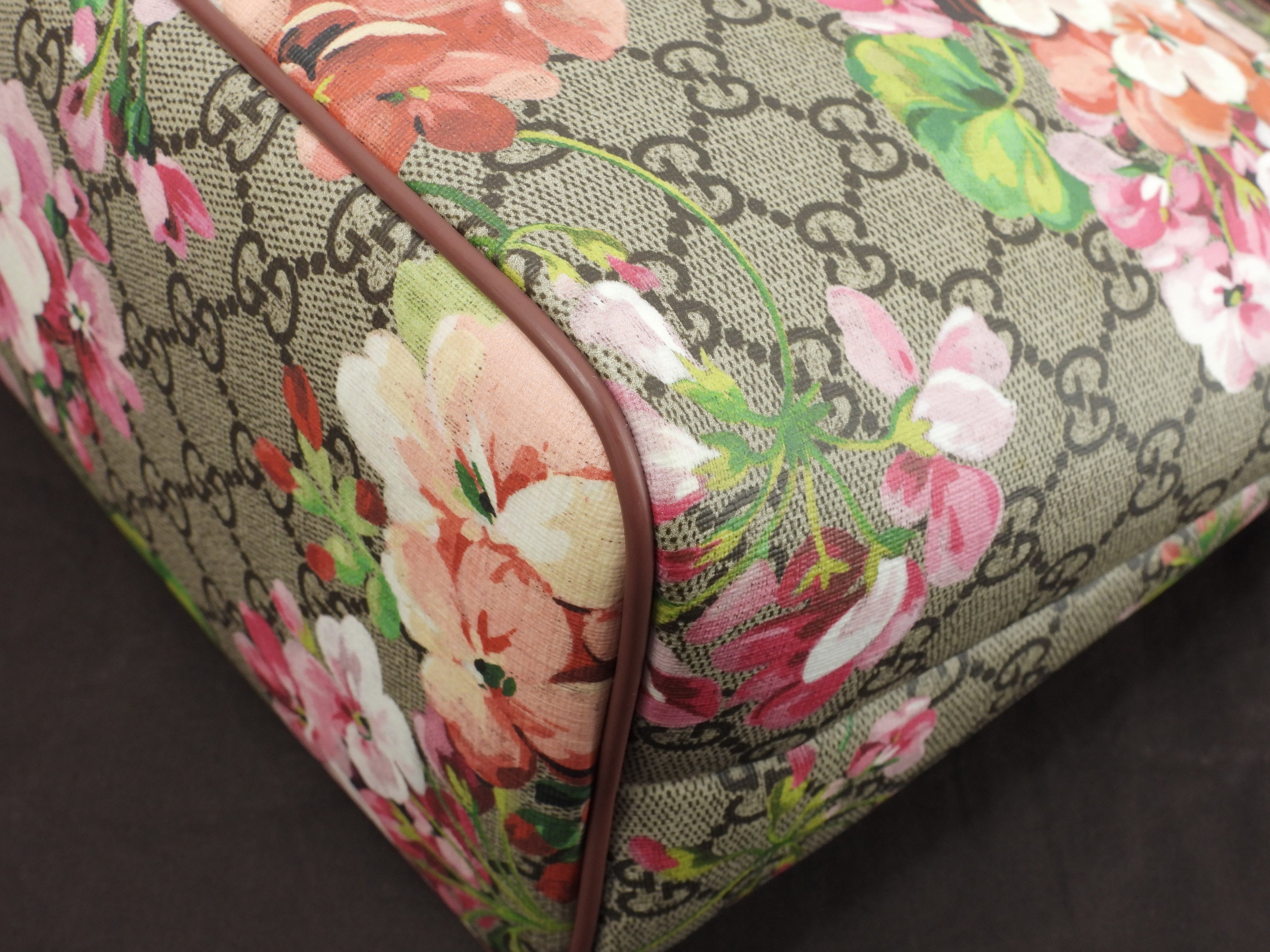 Borsa tote con manici Gucci Blooms Soft GG grigia floreale, in condizioni eccellenti@ 5