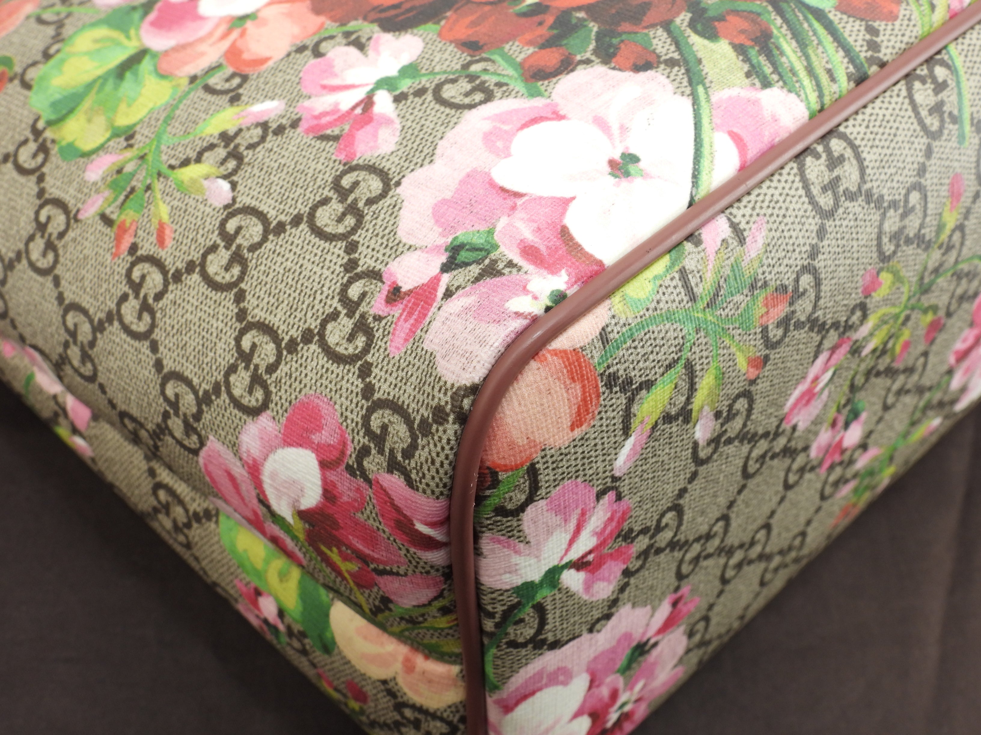 Borsa tote con manici Gucci Blooms Soft GG grigia floreale, in condizioni eccellenti@ 5