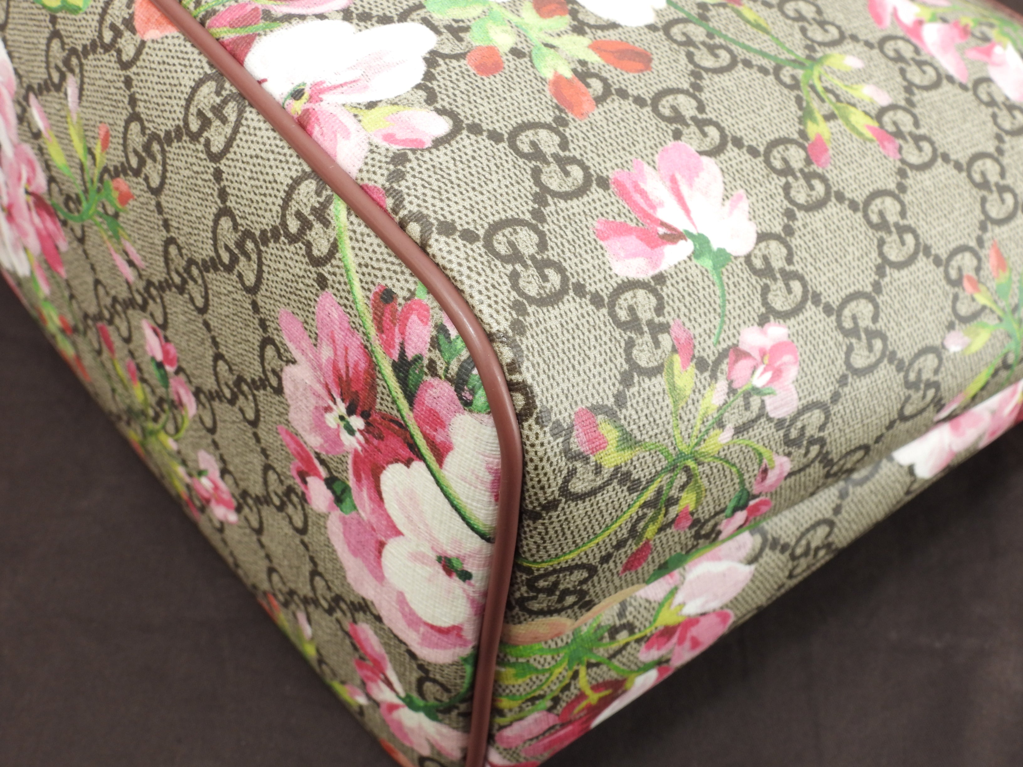 Borsa tote con manici Gucci Blooms Soft GG grigia floreale, in condizioni eccellenti@ 5