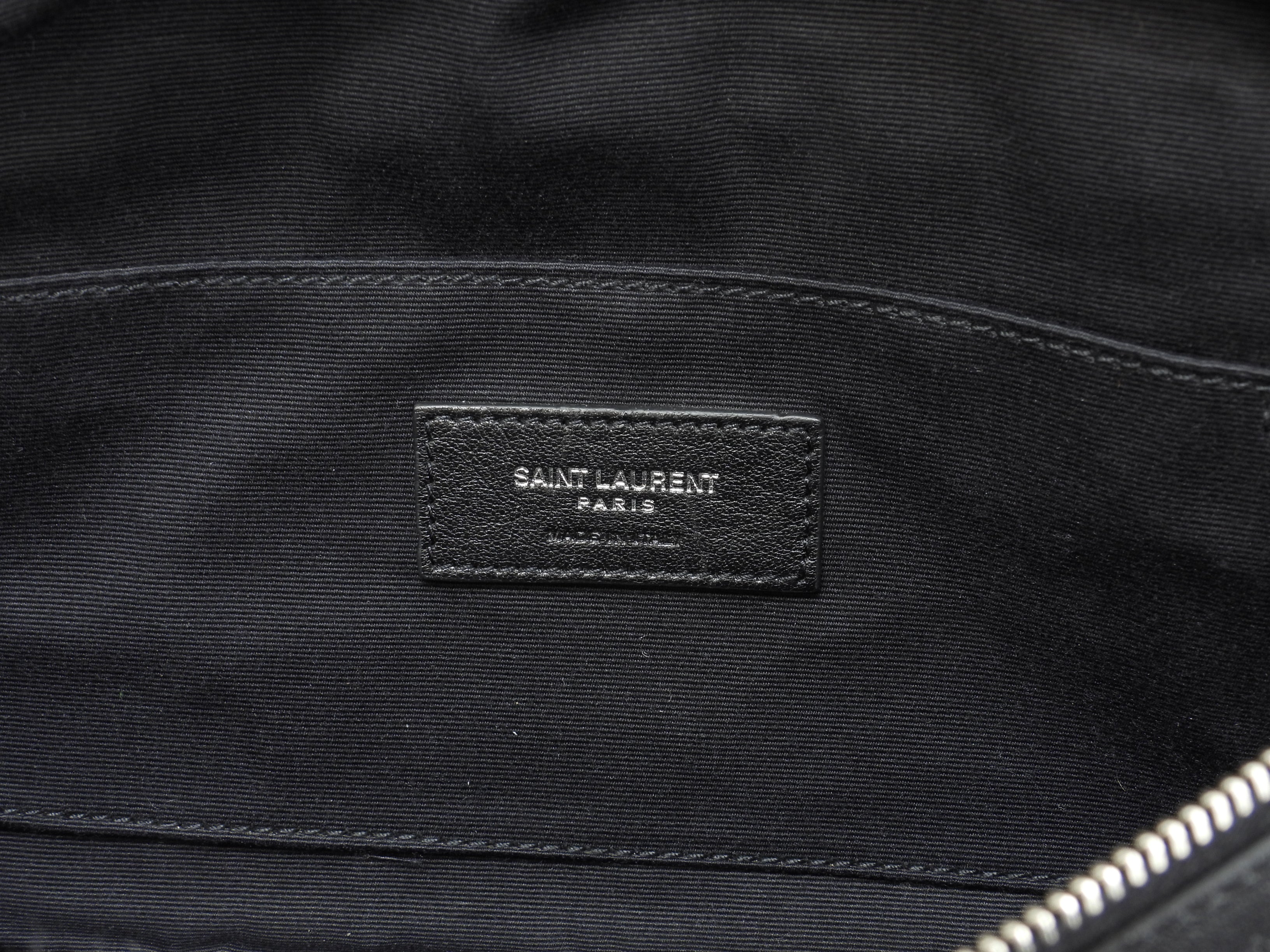 Saint Laurent marsupio City in pelle nera, edizione limitata, borsa a tracolla con borchie, condizioni eccellenti @ 1