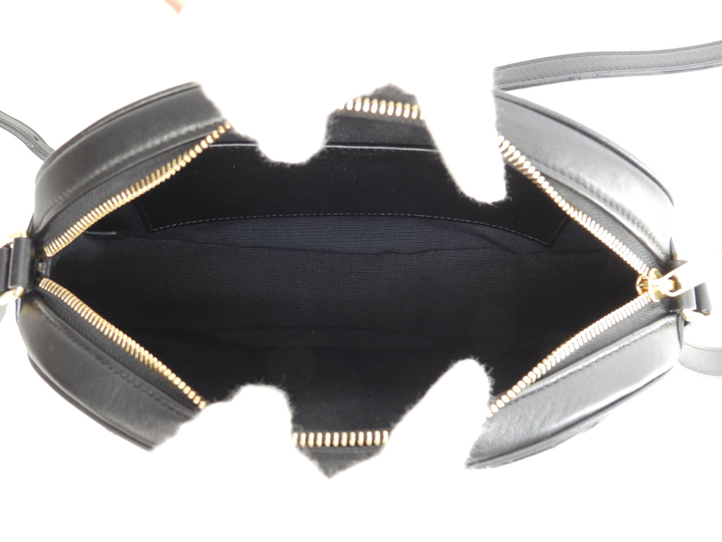 Celine Pochette C Charm in pelle trapuntata nera, borsa a tracolla, come nuova @S-AN-4188