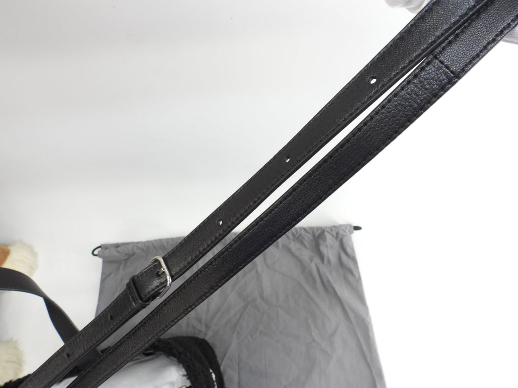 Borsa a mano Balenciaga Everyday tote in pelle di montone, bianca e nera, con tracolla, come nuova @ 30