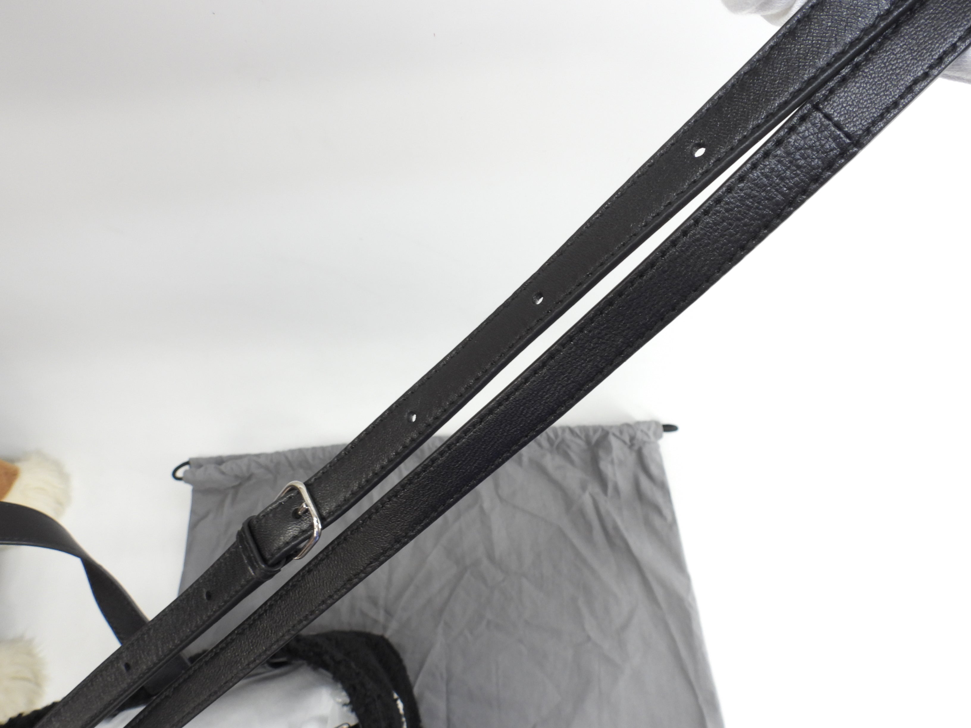 Borsa a mano Balenciaga Everyday tote in pelle di montone, bianca e nera, con tracolla, come nuova @ 30