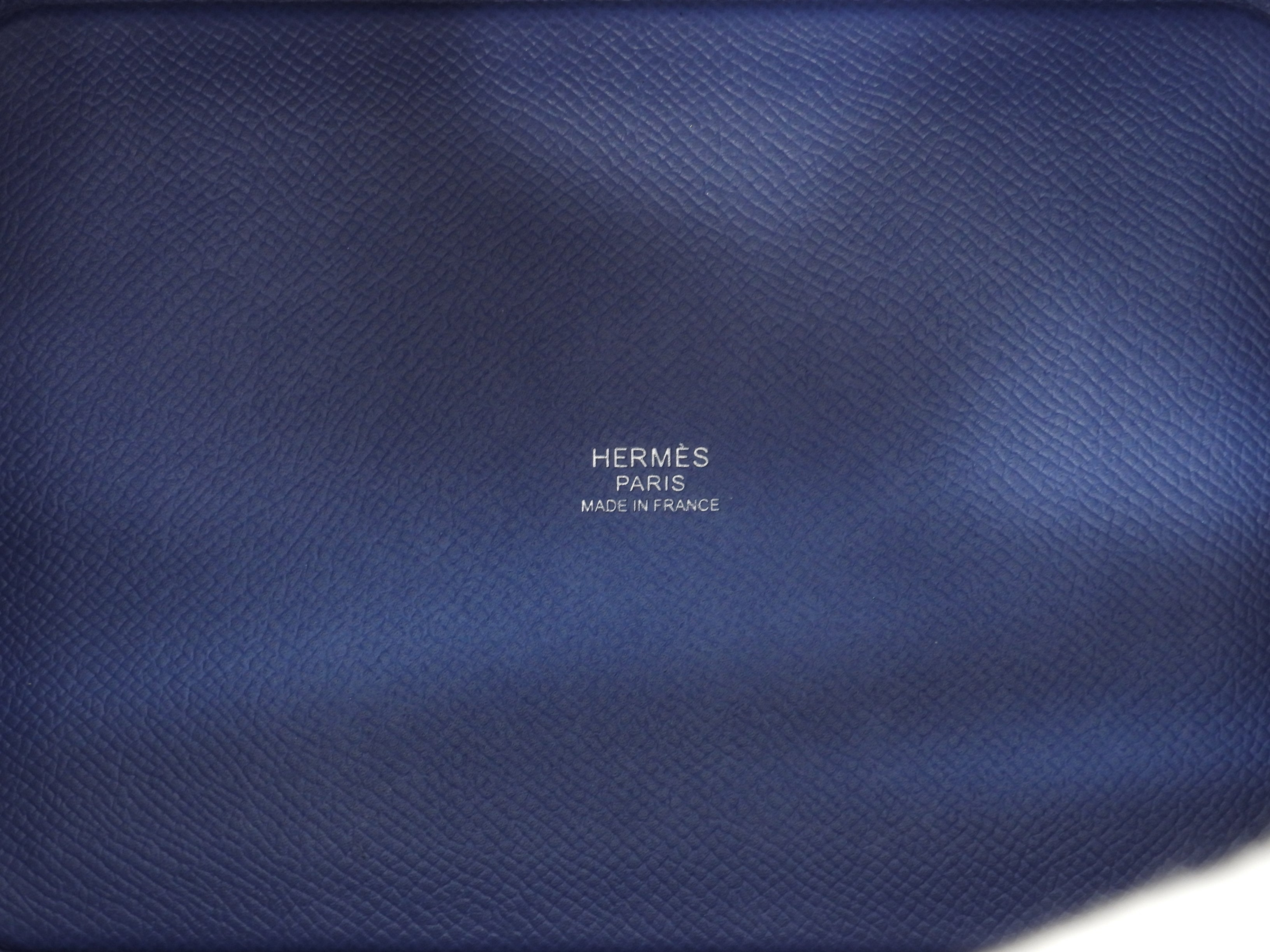 Hermès Picotin Lock PM Tressage Epsom Blu Borsa a mano Ottime condizioni@C 4