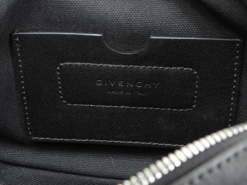 GIVENCHY marsupio in nylon/pelle nero e giallo, borsa a tracolla, cintura, borsa in vita, come nuova @MPC0219